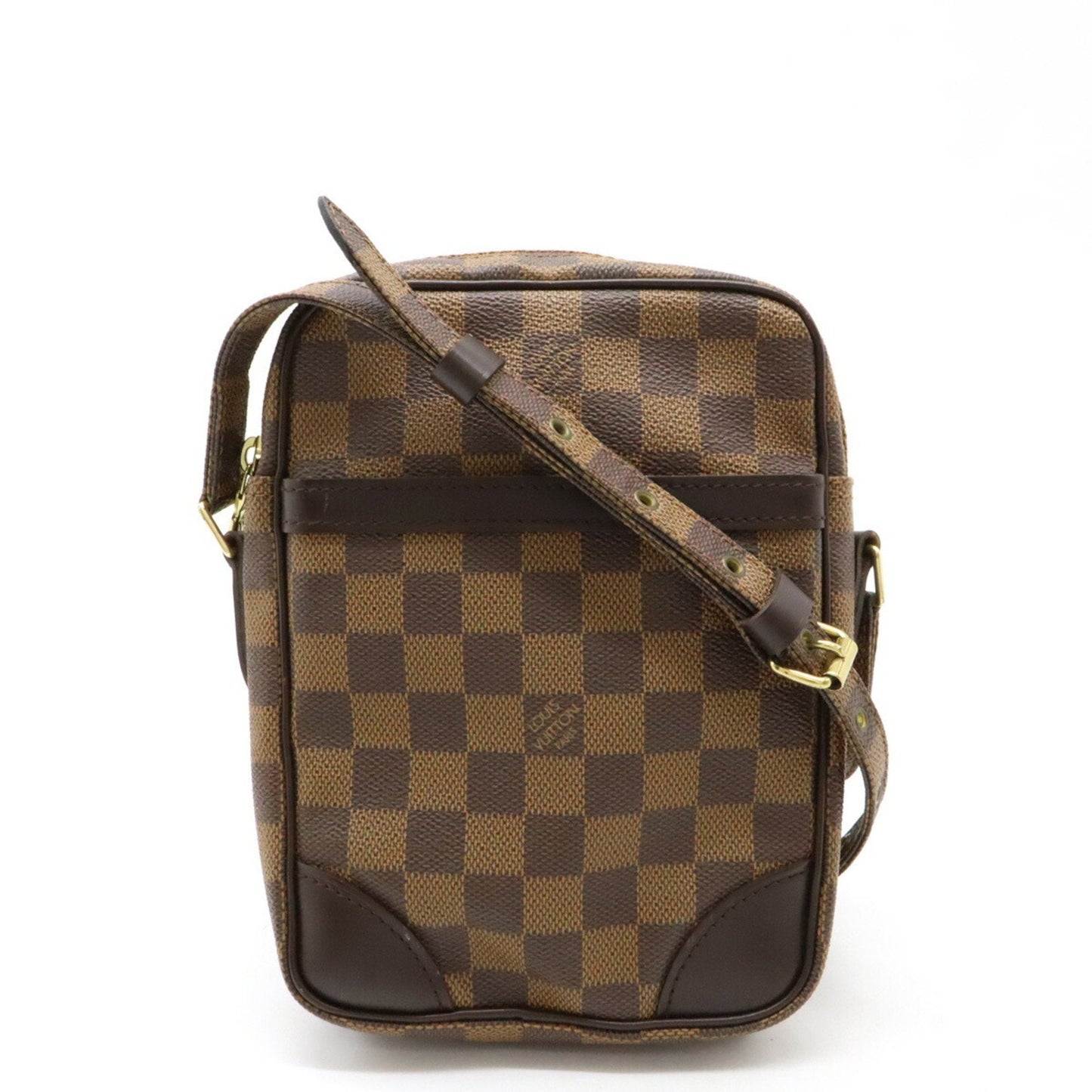 Louis Vuitton Brown Damier Canvas Galle Pvc Shoulder Bag