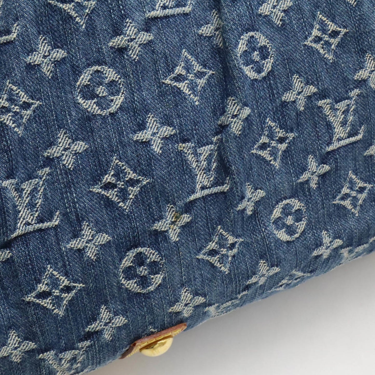 Louis Vuitton Monogram Denim Blue Monogram Denim Handbag Shoulder Bag Tote Bag