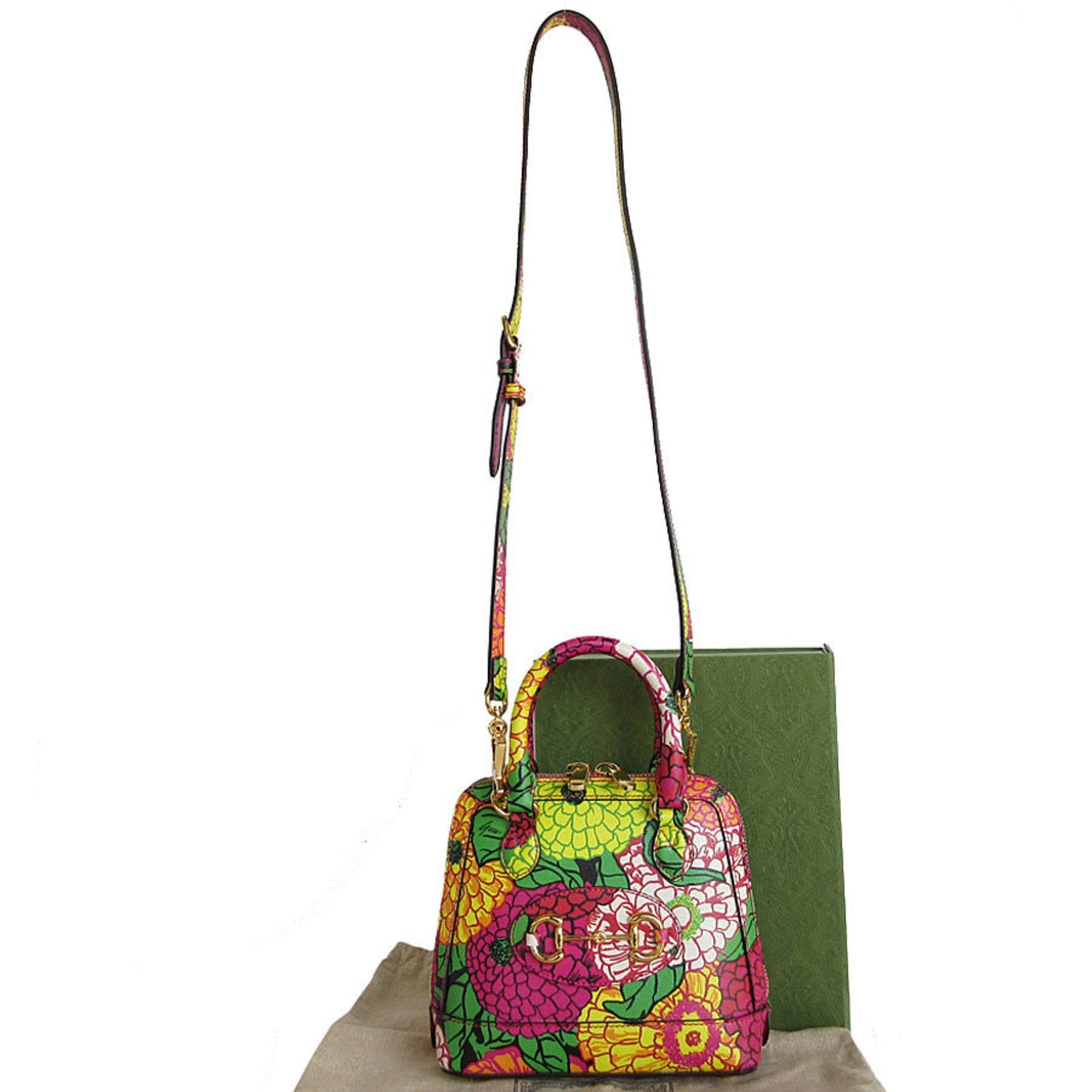 Gucci Multi-Color Leather Handbag Shoulder Bag