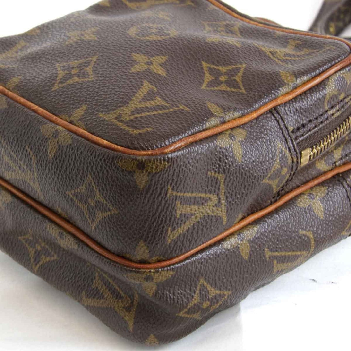 Louis Vuitton Brown Monogram Canvas Shoulder Bag