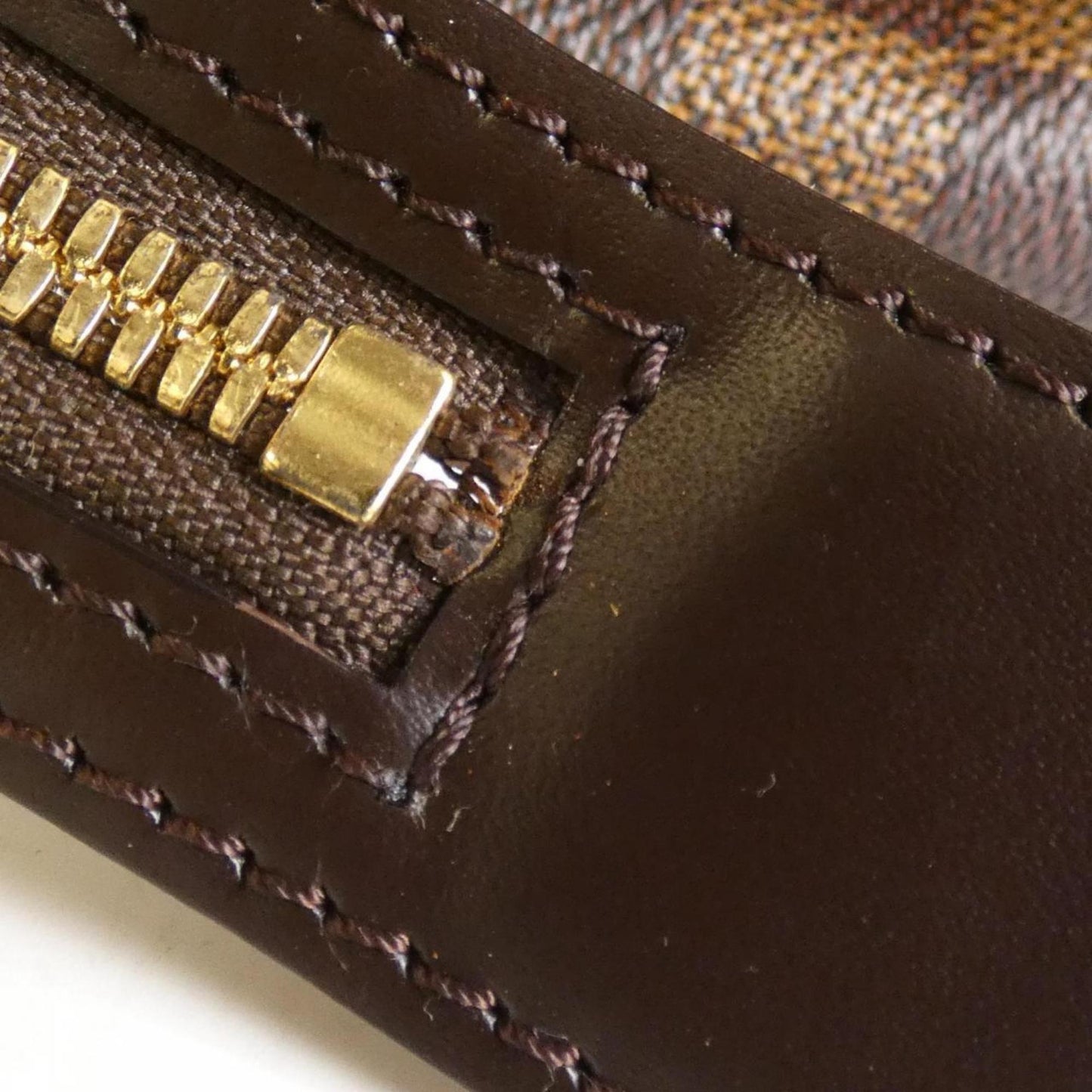 Louis Vuitton Brown Ebene Coated Canvas Shoulder Bag