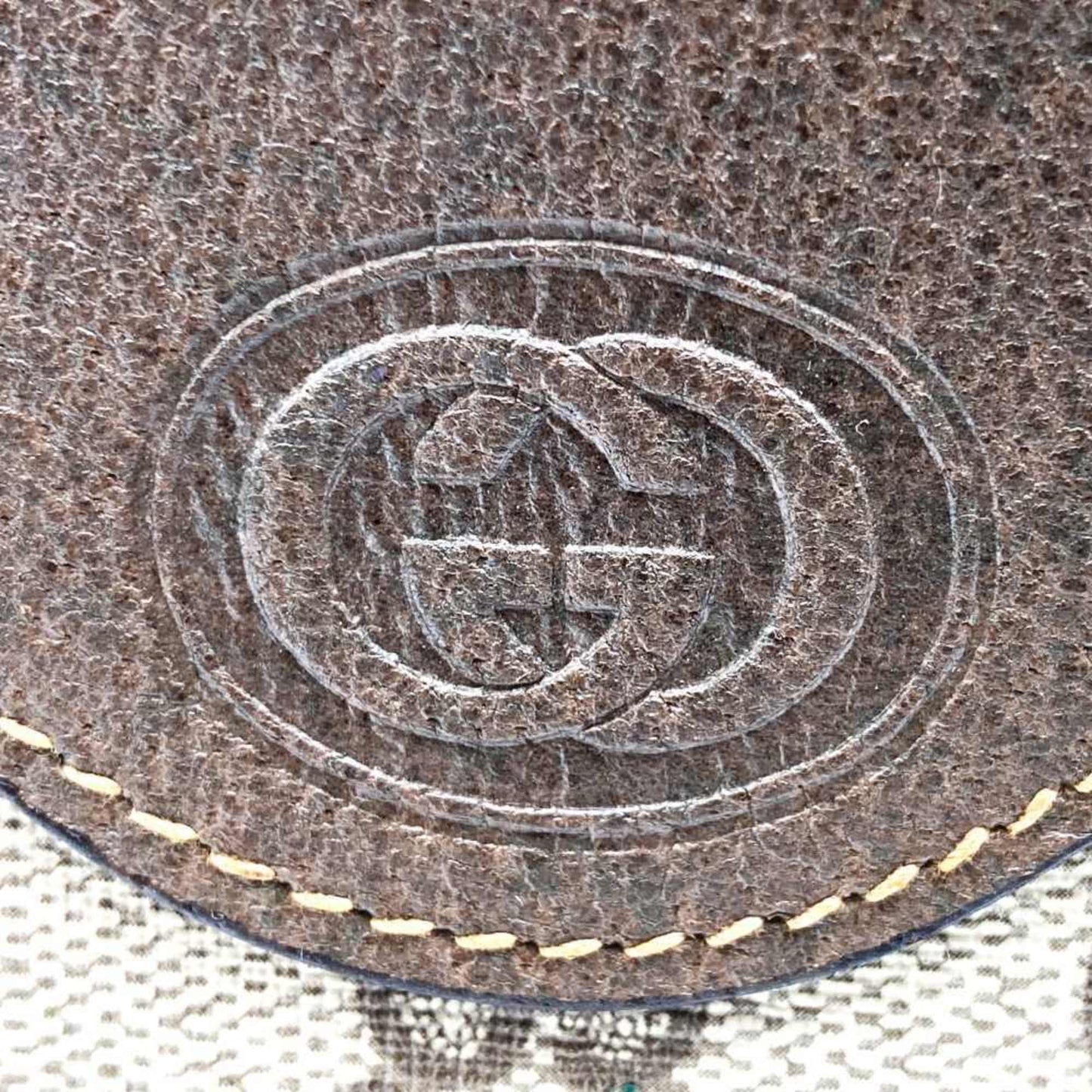 Gucci Sherry Line Brown Gg Supreme Leather Tote Bag