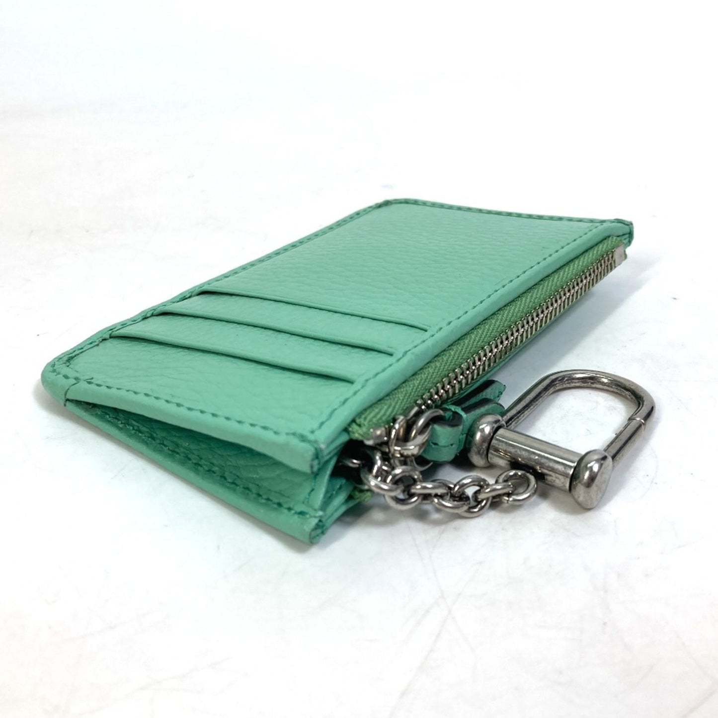 Gucci Green Leather Coin Purse/Coin Case