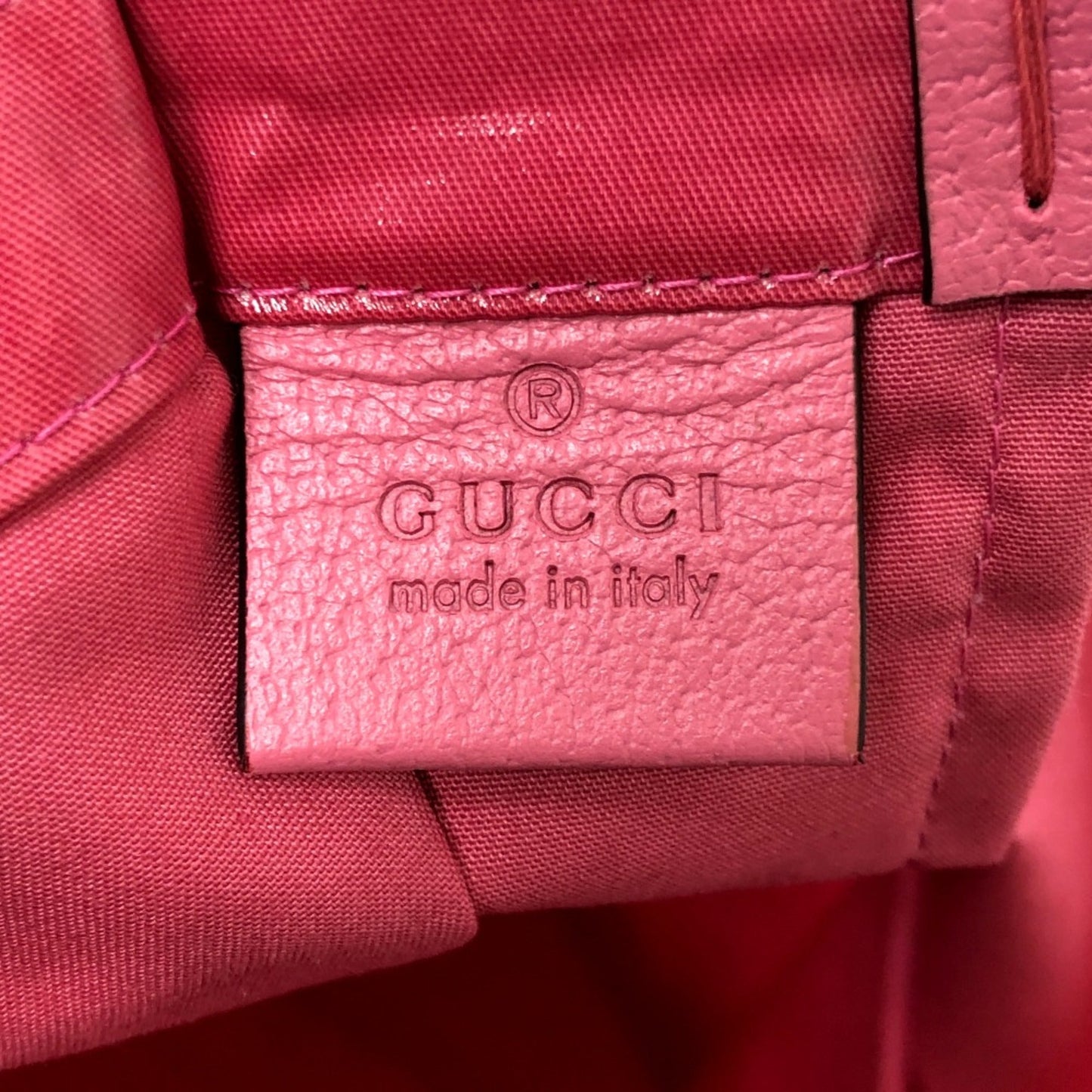 Gucci Pink Cloth Handbag