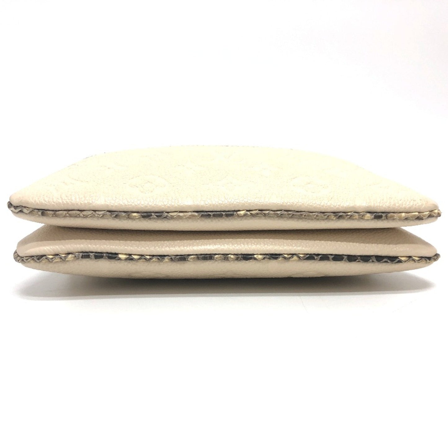 Louis Vuitton Beige Leather Shoulder Bag
