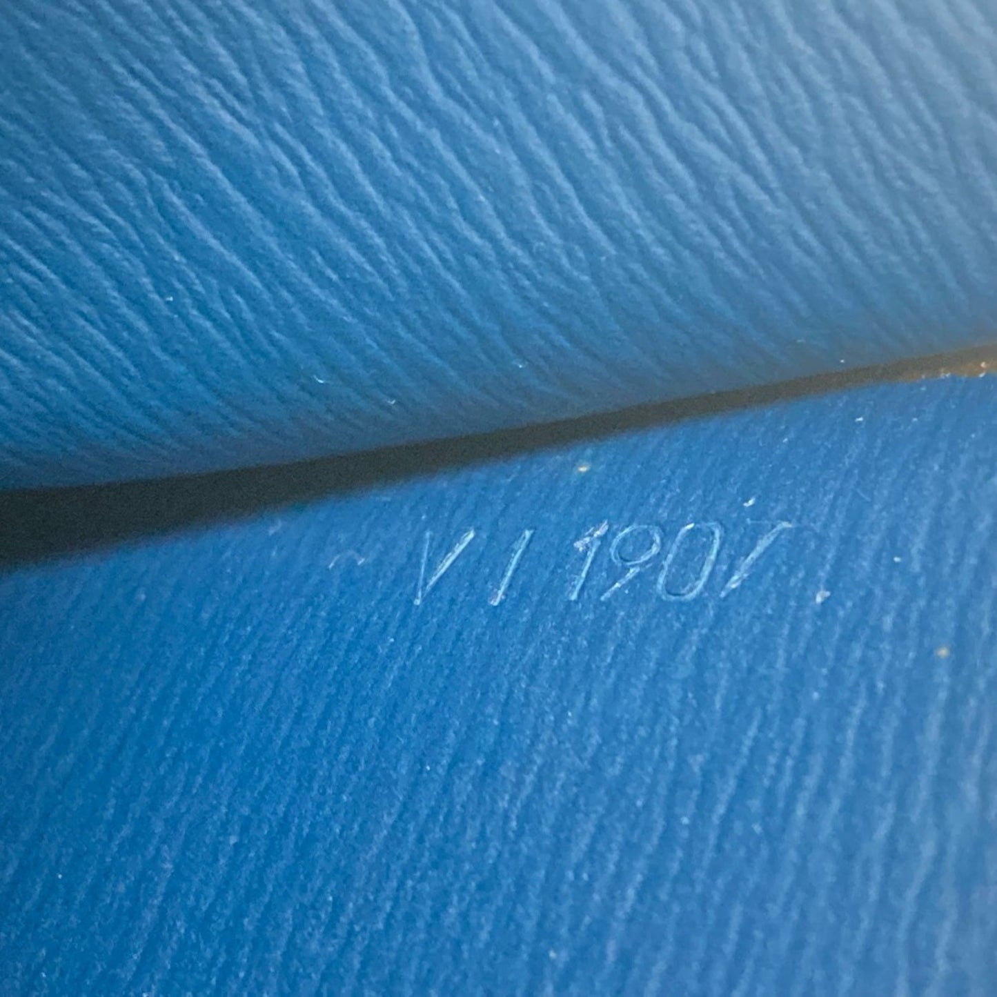 Louis Vuitton Blue Leather Shoulder Bag
