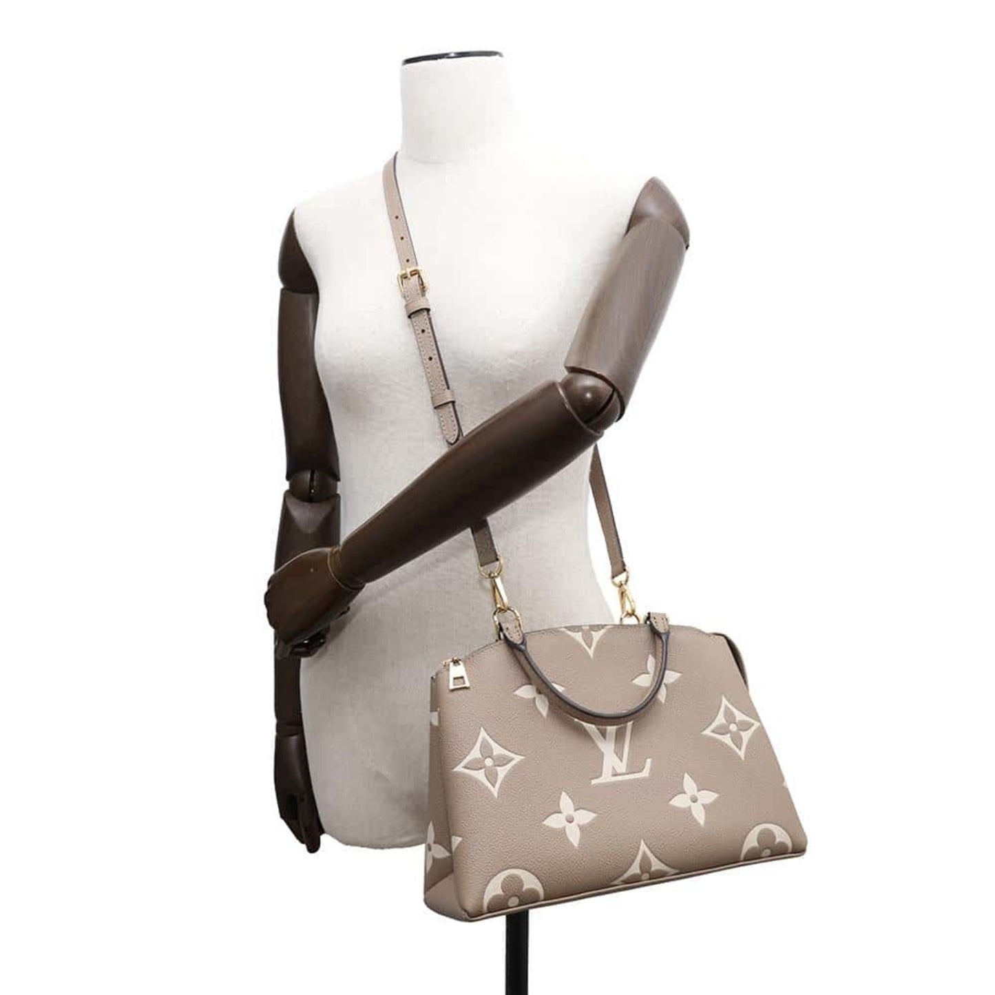 Louis Vuitton Tourterelle Monogram Empreinte Handbag Shoulder Bag