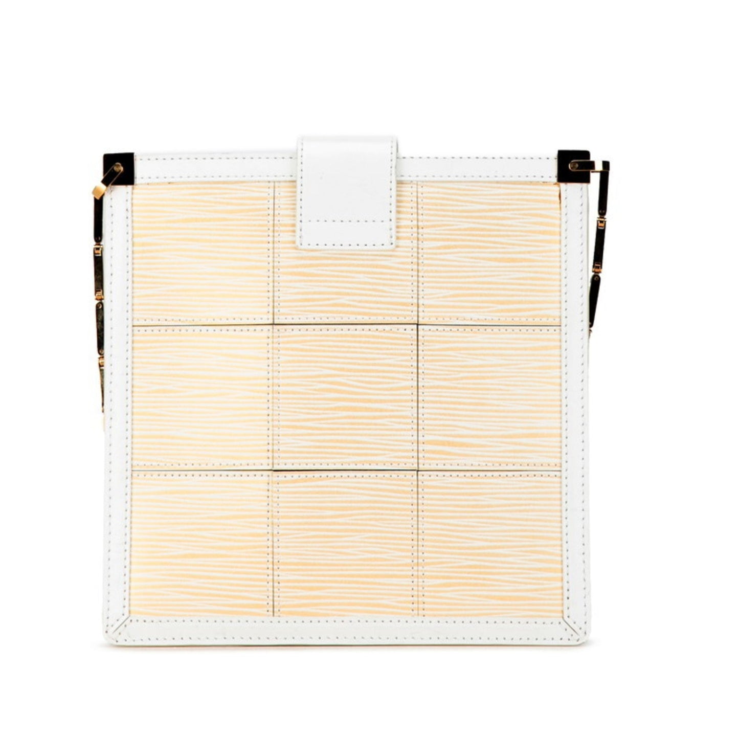 Louis Vuitton Epi Stretch White Leather Shoulder Bag
