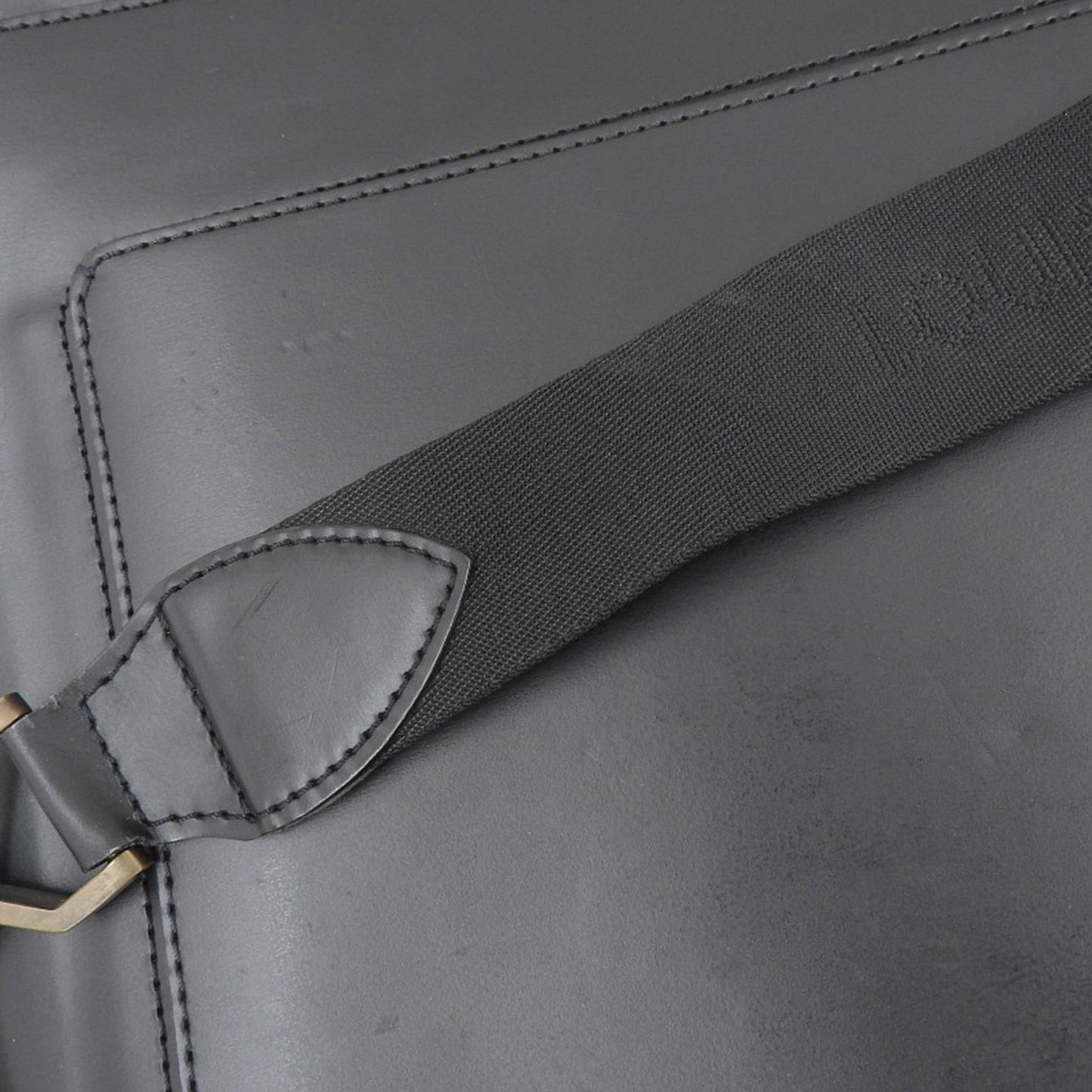 Louis Vuitton Black Leather Shoulder Bag