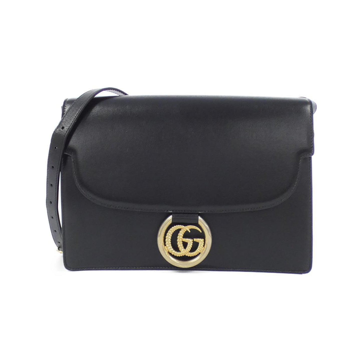 Gucci Black Leather Shoulder Bag ()