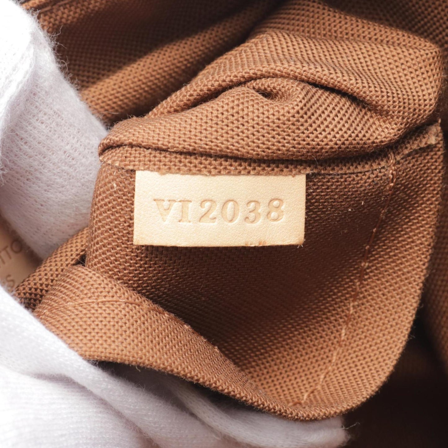 Louis Vuitton Brown Coated Canvas Leather Shoulder Bag