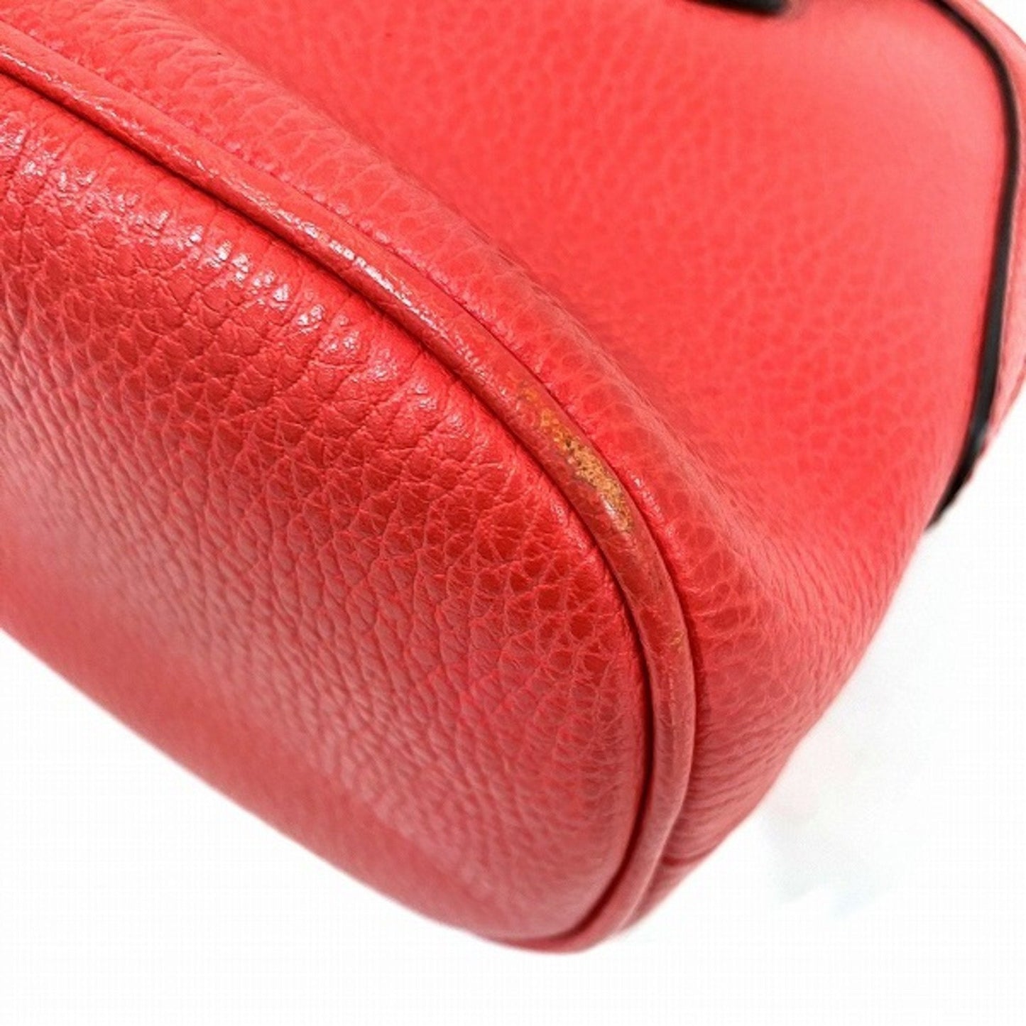 Gucci Orange Leather Handbag Shoulder Bag