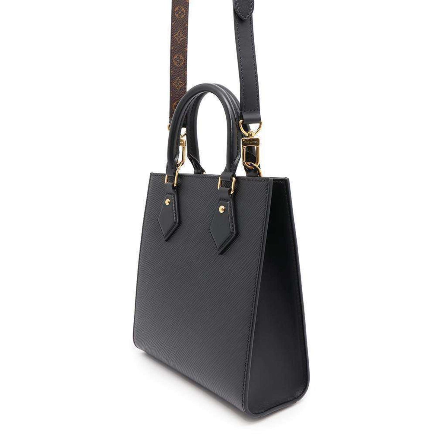 Louis Vuitton Noir Epi Leather Handbag Shoulder Bag