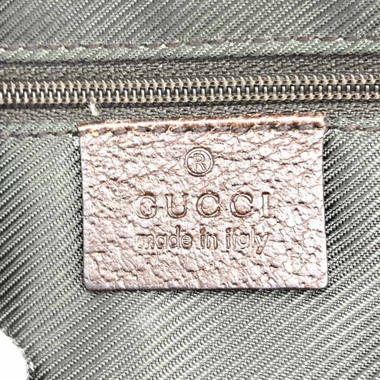 Gucci Beige Gg Canvas Pouch