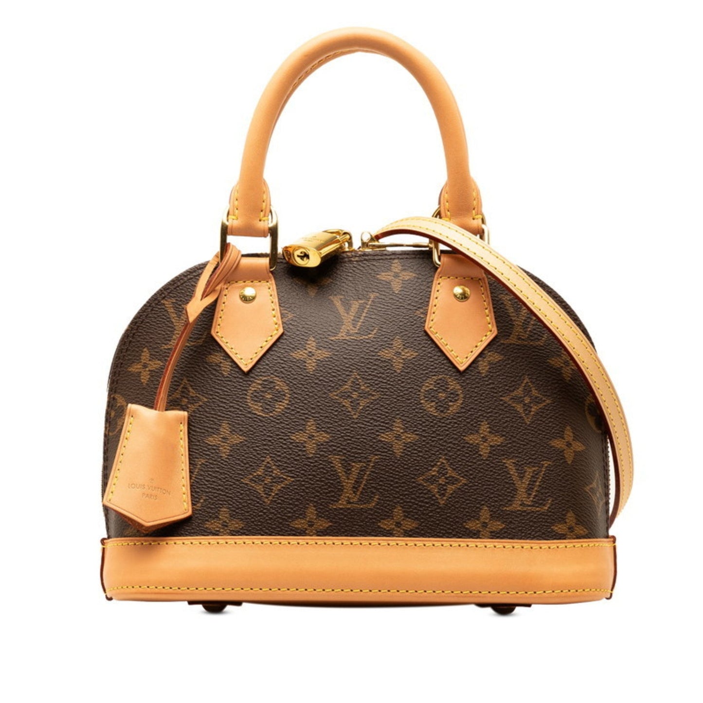 Louis Vuitton Brown Pvc Leather Handbag Shoulder Bag