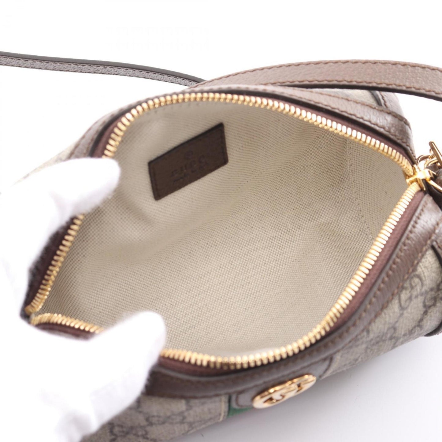 Gucci Beige Brown Multi-Color Gg Supreme Shoulder Bag
