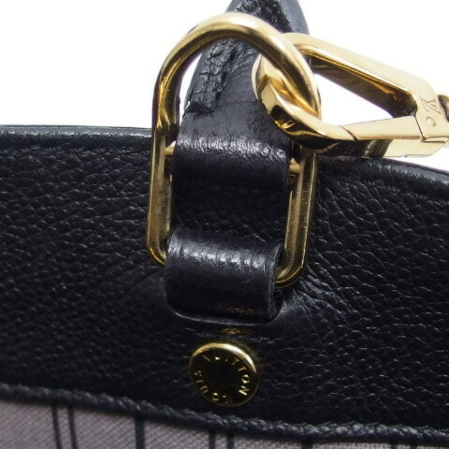 Louis Vuitton Black Noir Monogram Empreinte Leather Handbag Shoulder Bag