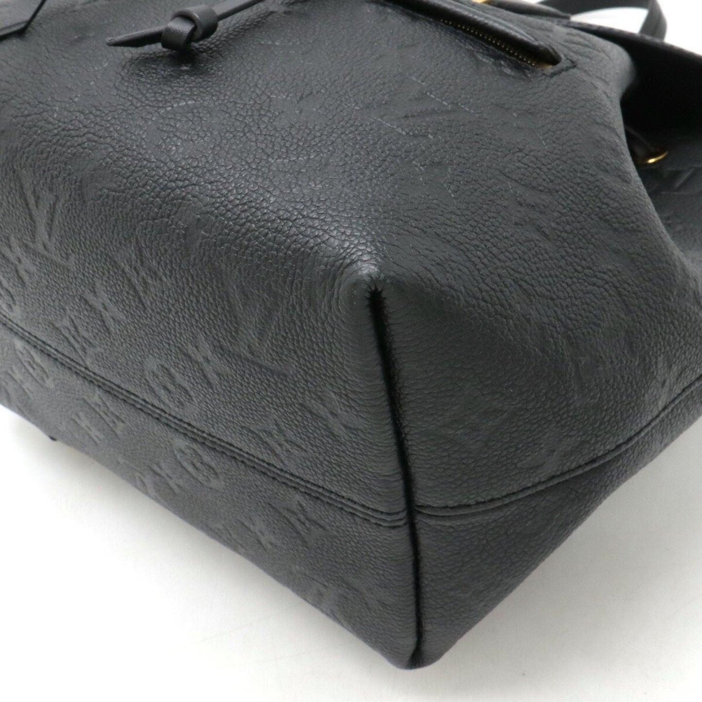 Louis Vuitton Black Noir Monogram Empreinte Leather Backpack