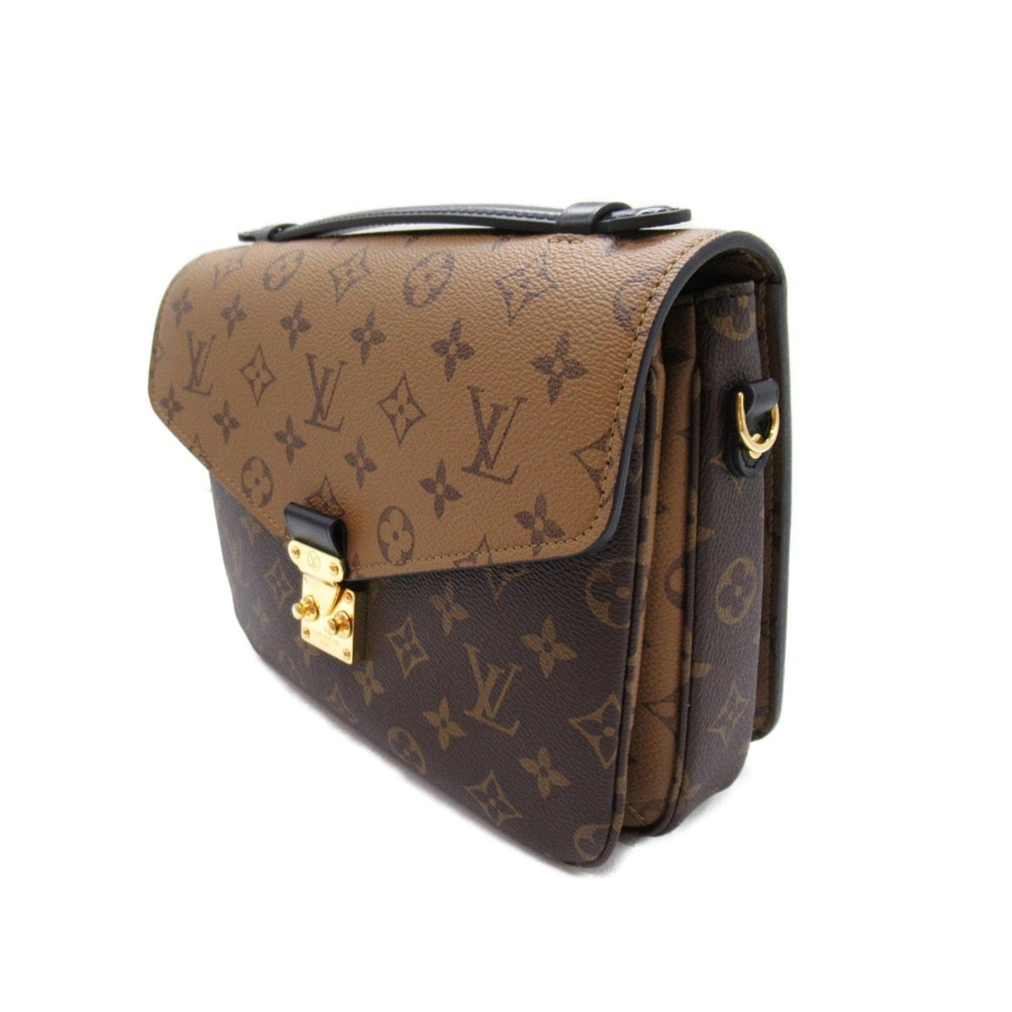 Louis Vuitton Brown Monogram Reverse Coated Canvas Pochette Shoulder Bag