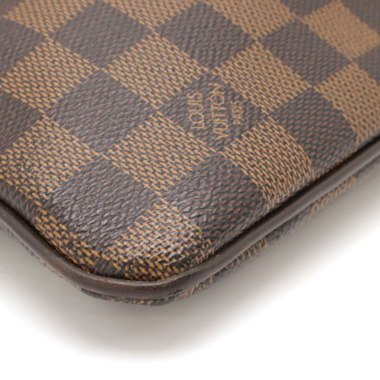 Louis Vuitton Brown Pvc Pochette Shoulder Bag