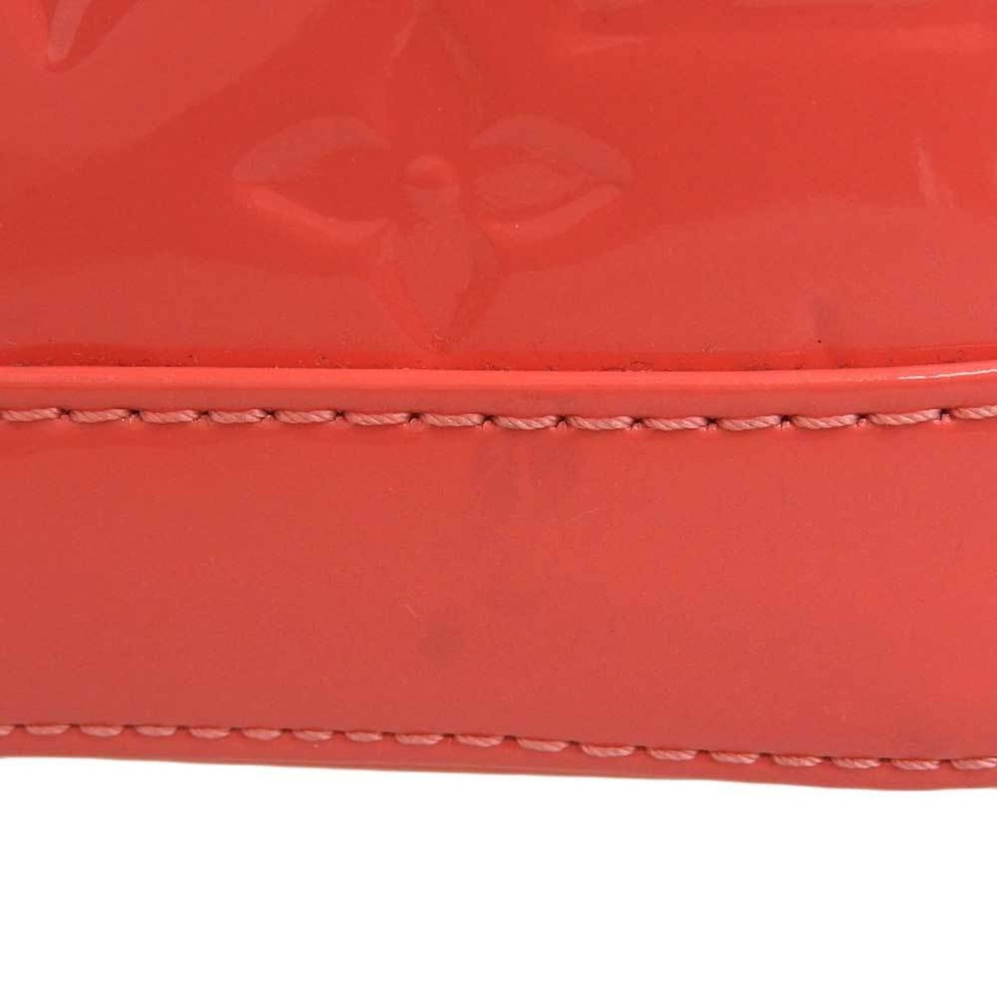 Louis Vuitton Rose Litchi Monogram Vernis Handbag Shoulder Bag