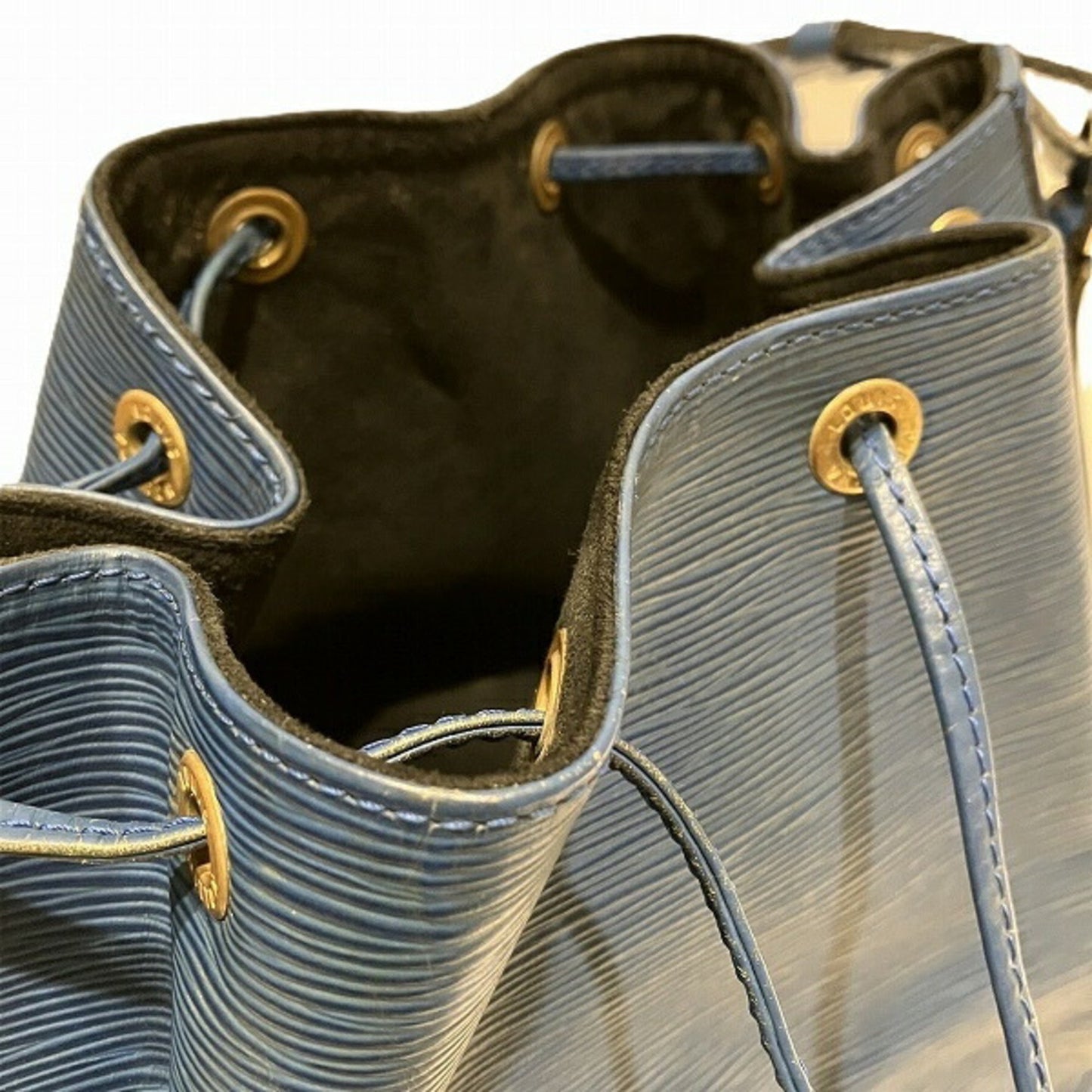 Louis Vuitton Toledo Blue Epi Leather Shoulder Bag