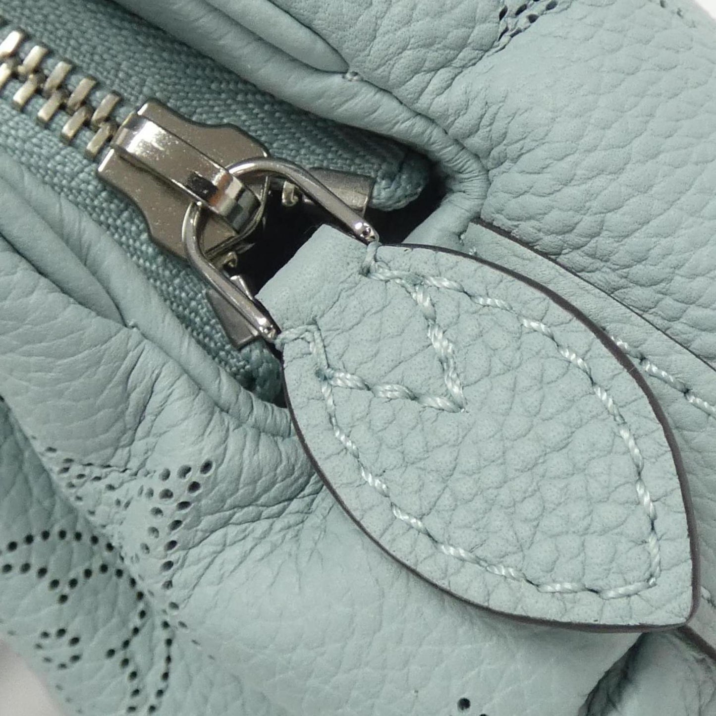 Louis Vuitton Lagon Mahina Leather Shoulder Bag