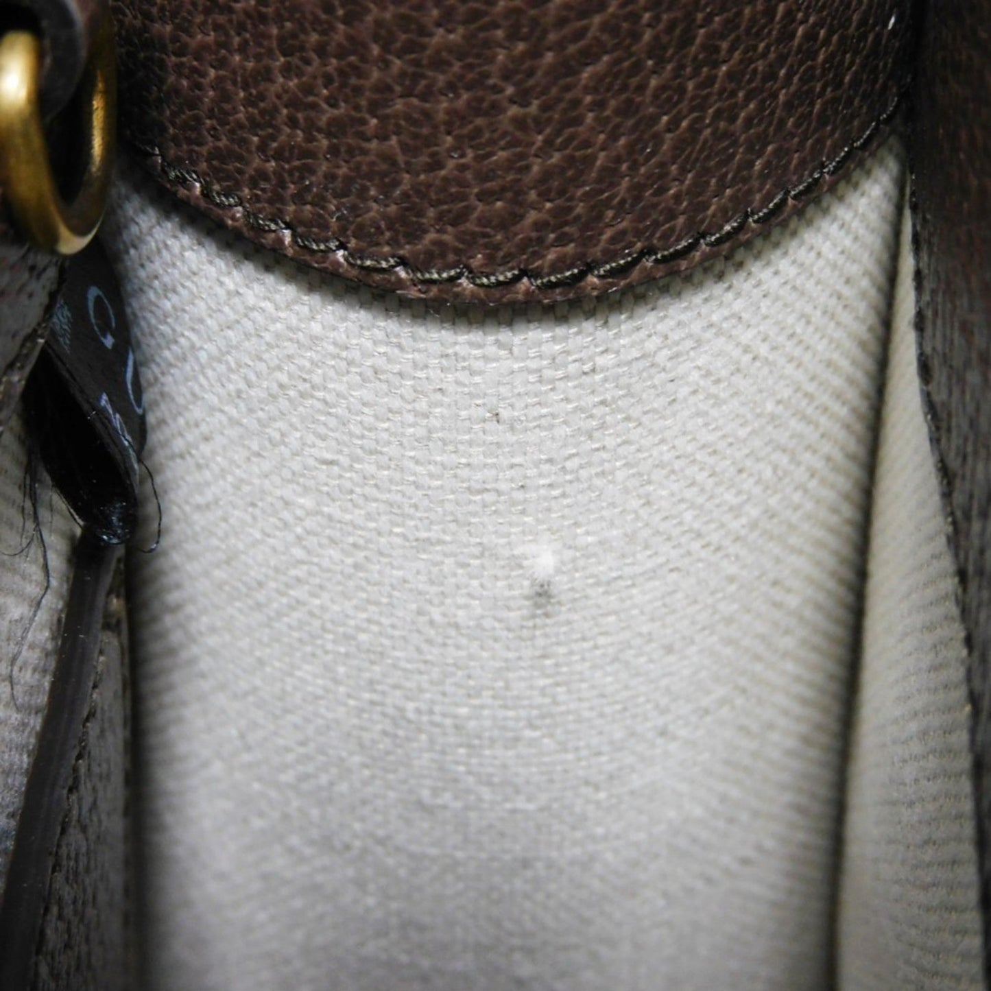 Gucci Beige Gg Supreme Canvas Elastane Leather Shoulder Bag Tote Bag