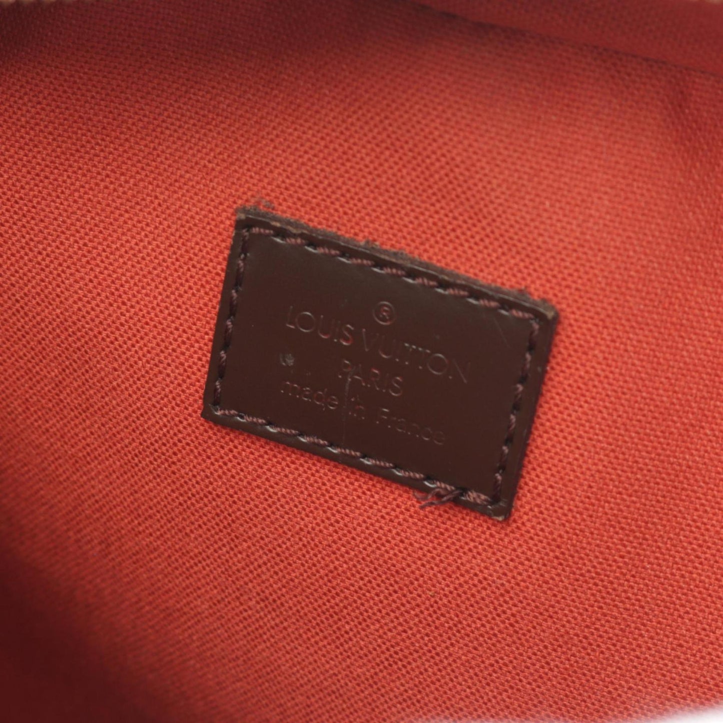 Louis Vuitton Damier Brown Coated Canvas Leather Shoulder Bag