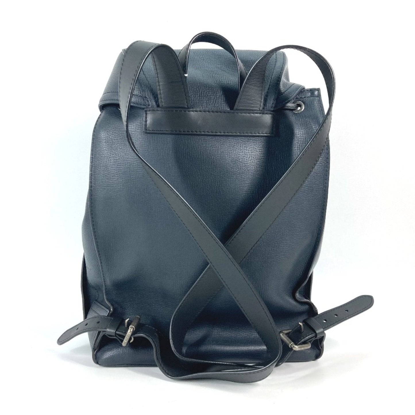 Louis Vuitton Navy Leather Backpack
