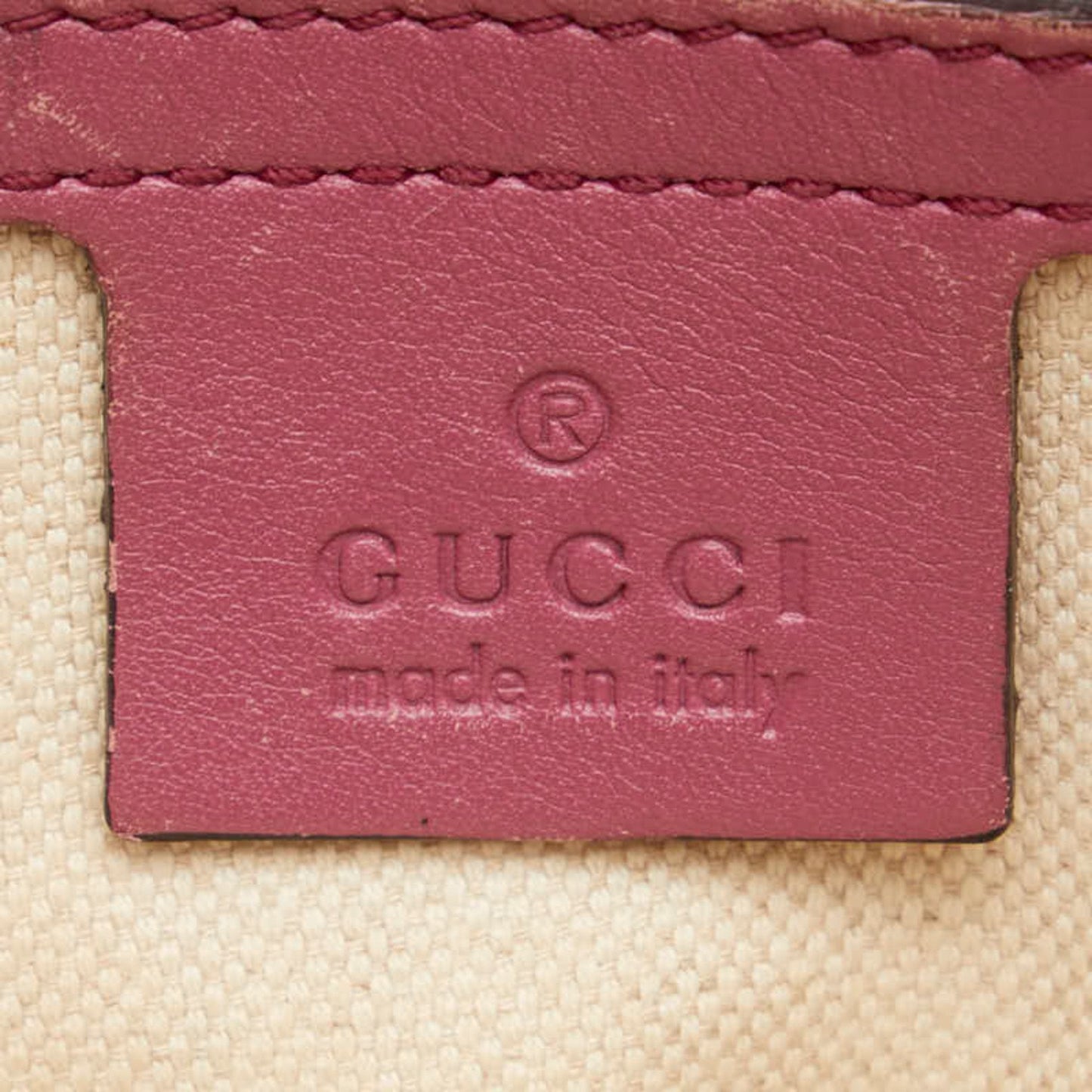 Gucci Guccissima Pink Leather Handbag Shoulder Bag