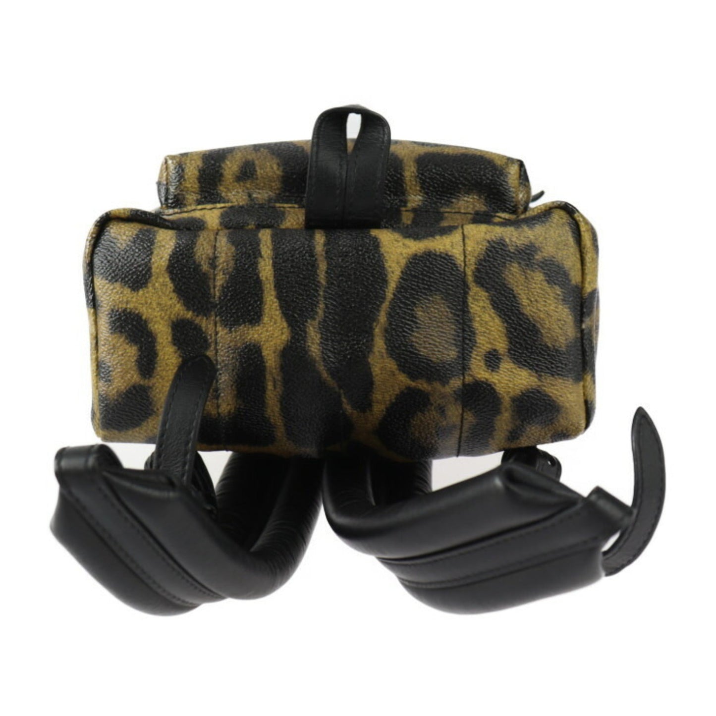 Louis Vuitton Black Brown Pvc Leather Backpack