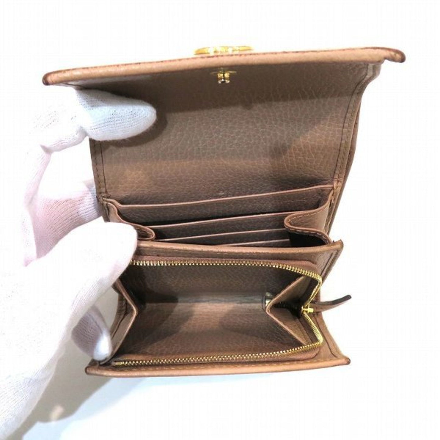 Gucci Brown Leather Wallet (Bi-Fold)