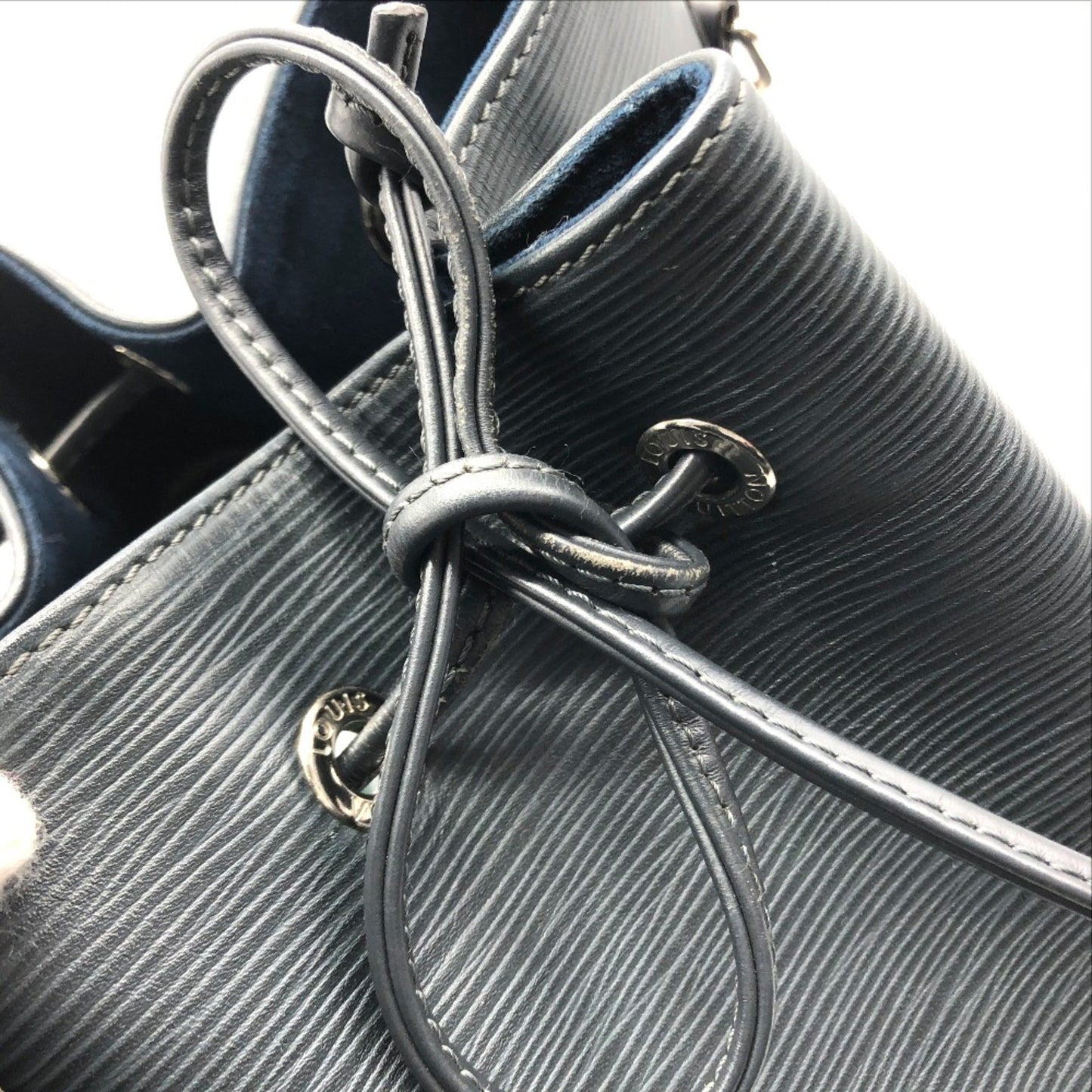 Louis Vuitton Black Leather Shoulder Bag