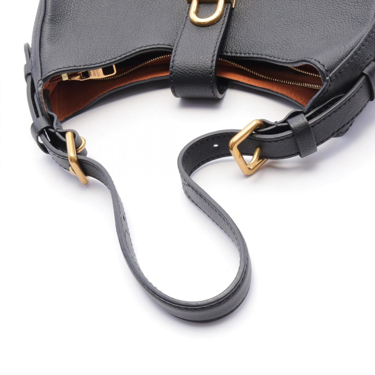 Louis Vuitton Black Noir Leather Shoulder Bag