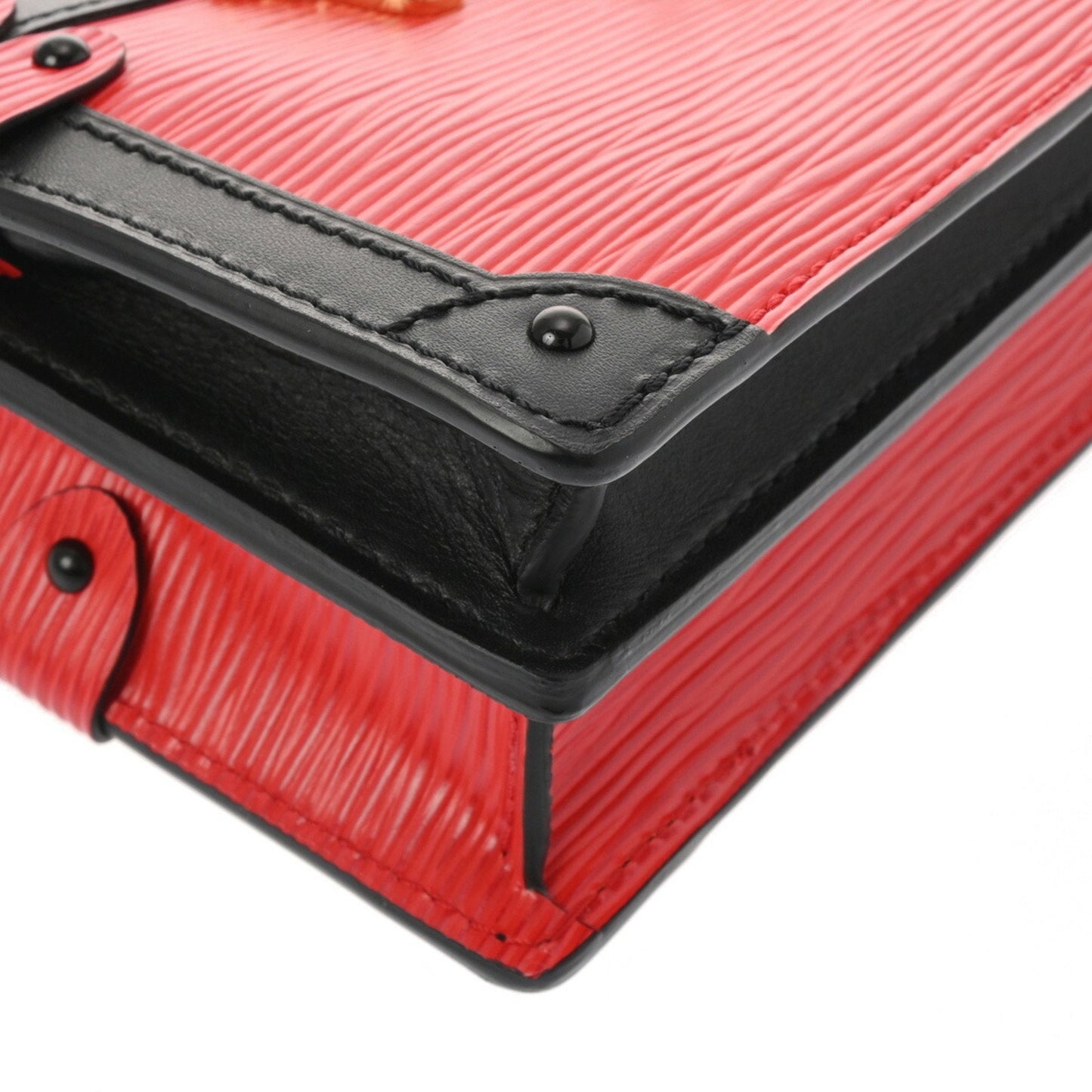 Louis Vuitton Noir Rouge Epi Leather Shoulder Bag