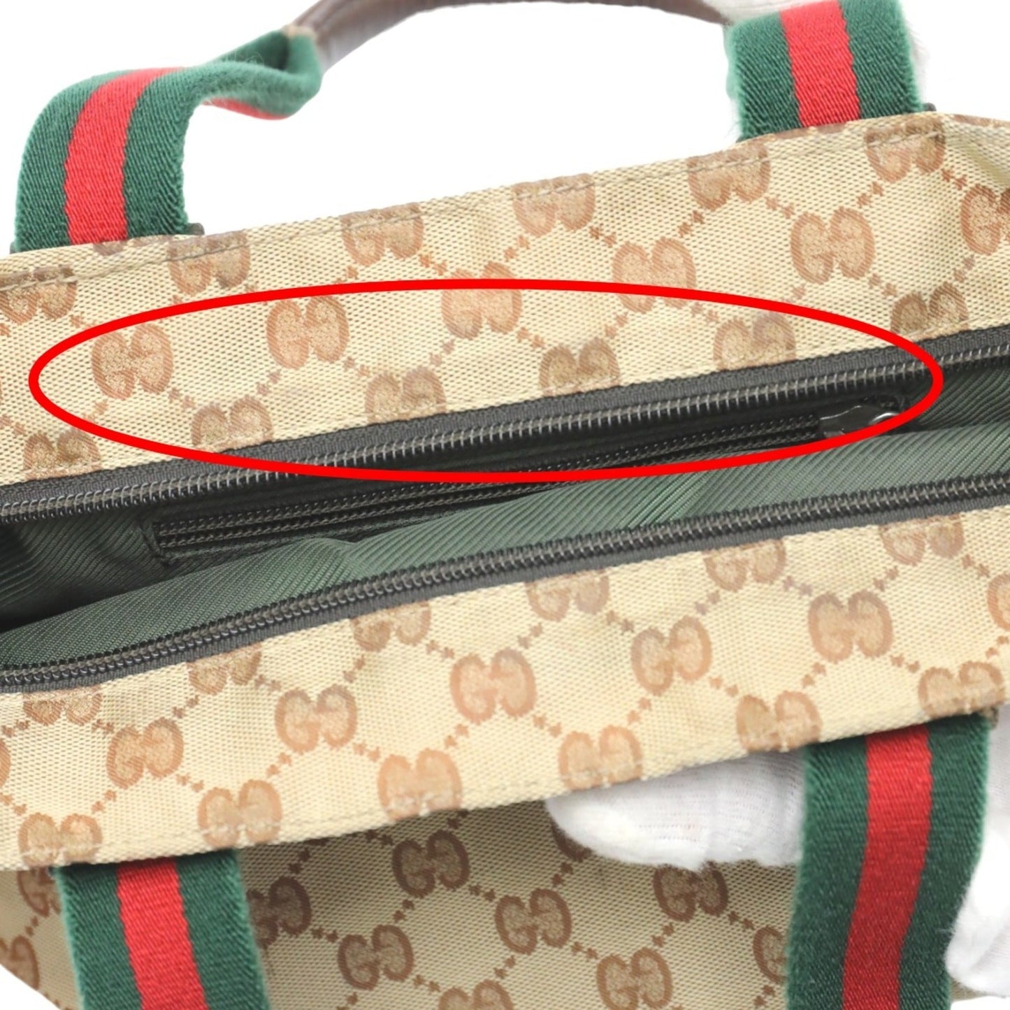 Gucci Gg Canvas Beige Gg Canvas Handbag Tote Bag