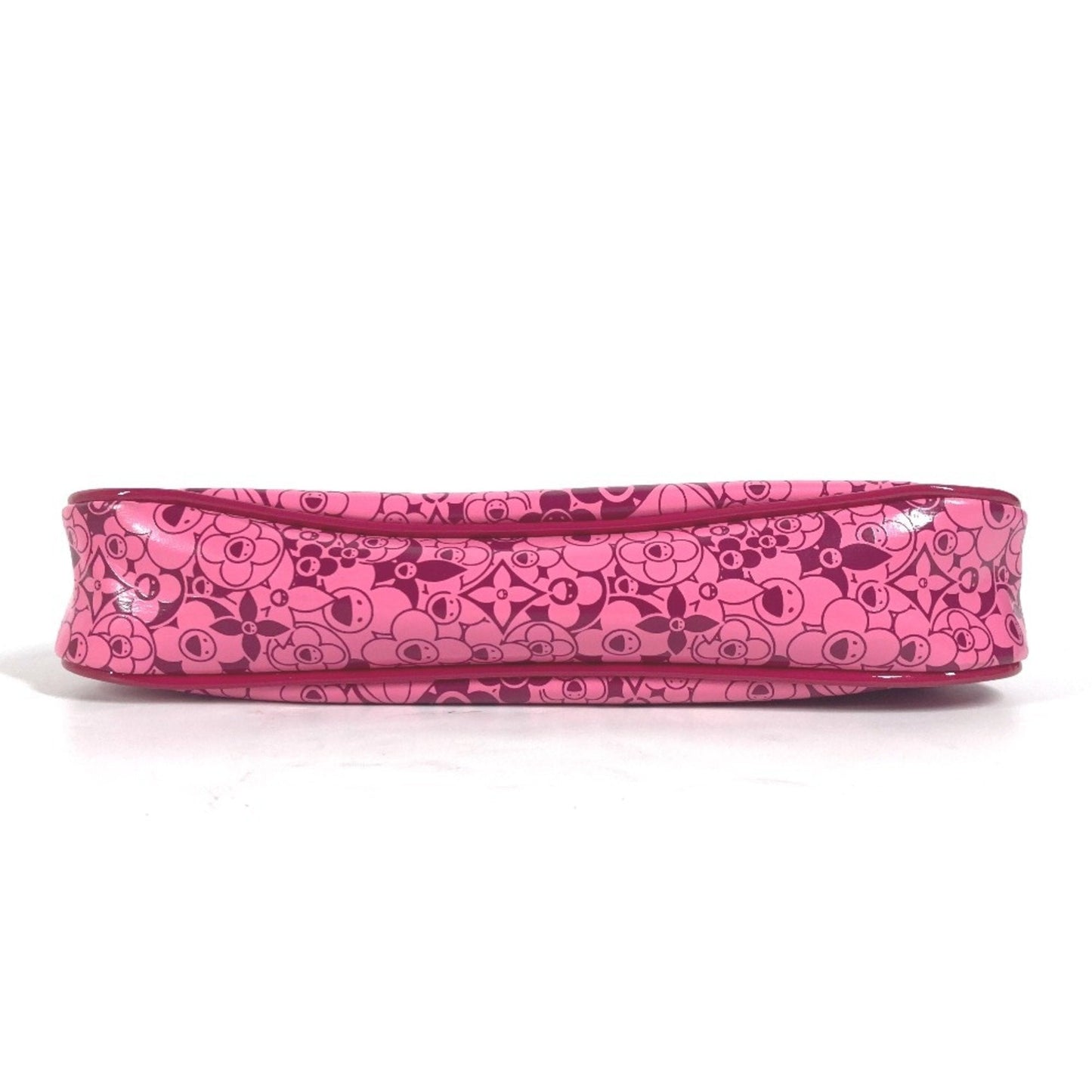 Louis Vuitton Pink Pvc Leather Handbag Pouch Shoulder Bag