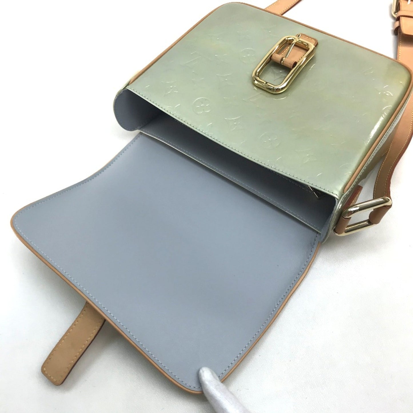 Louis Vuitton Green Leather Shoulder Bag