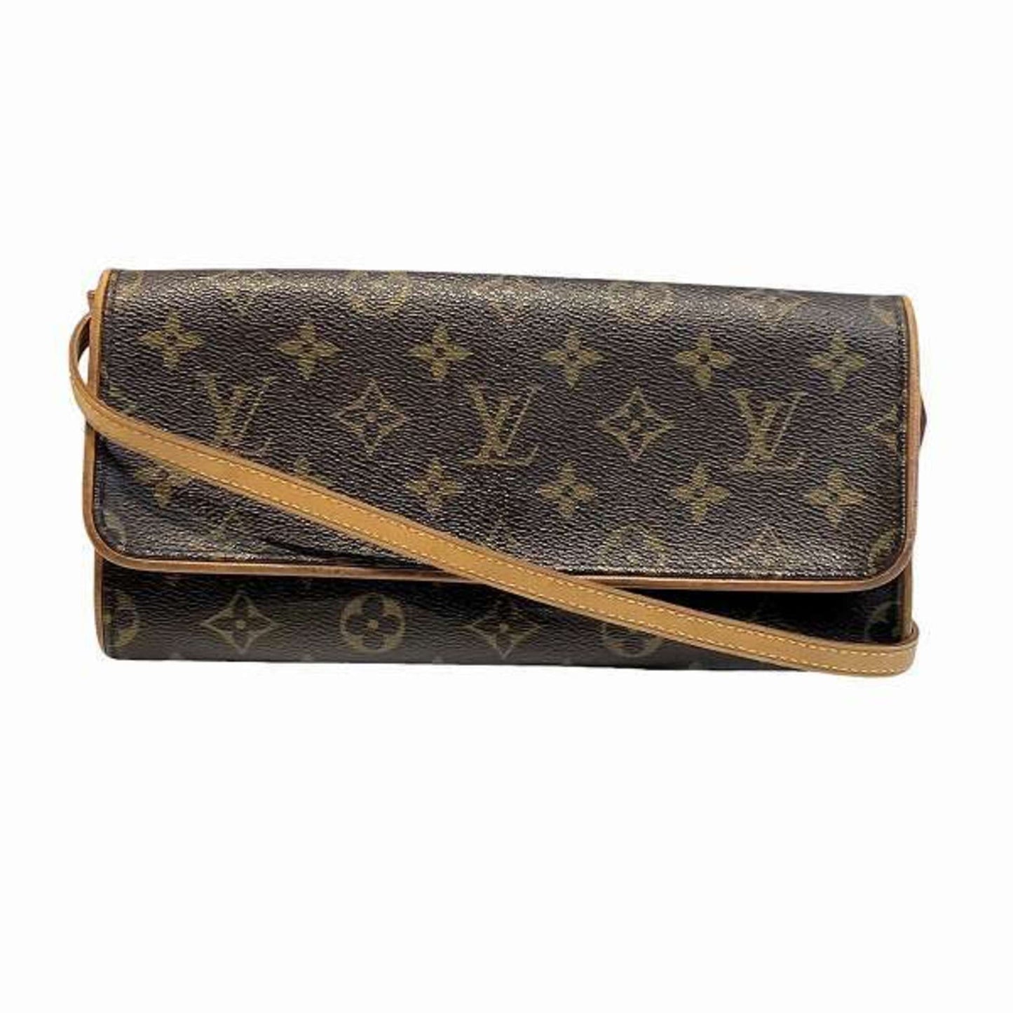 Louis Vuitton Brown Pochette Shoulder Bag ()