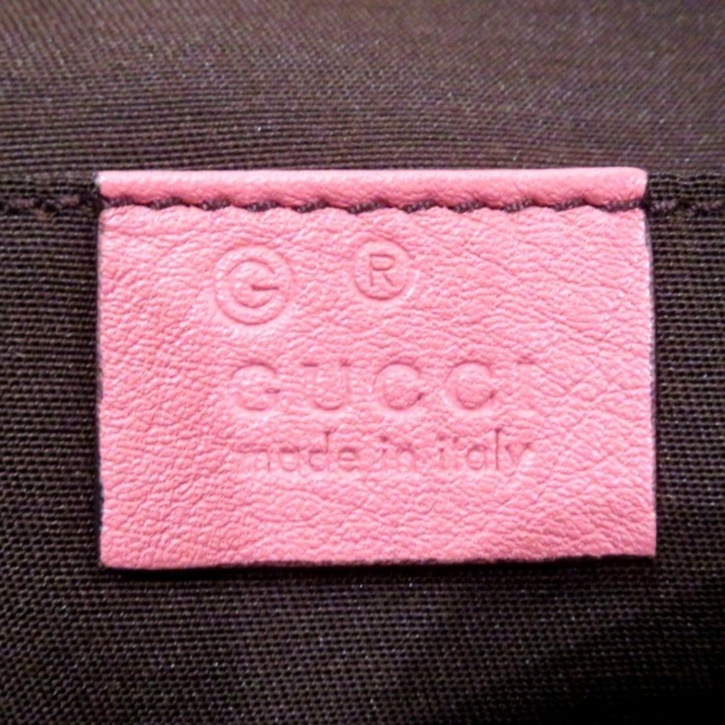 Gucci Bamboo Pink Leather Clutch Bag