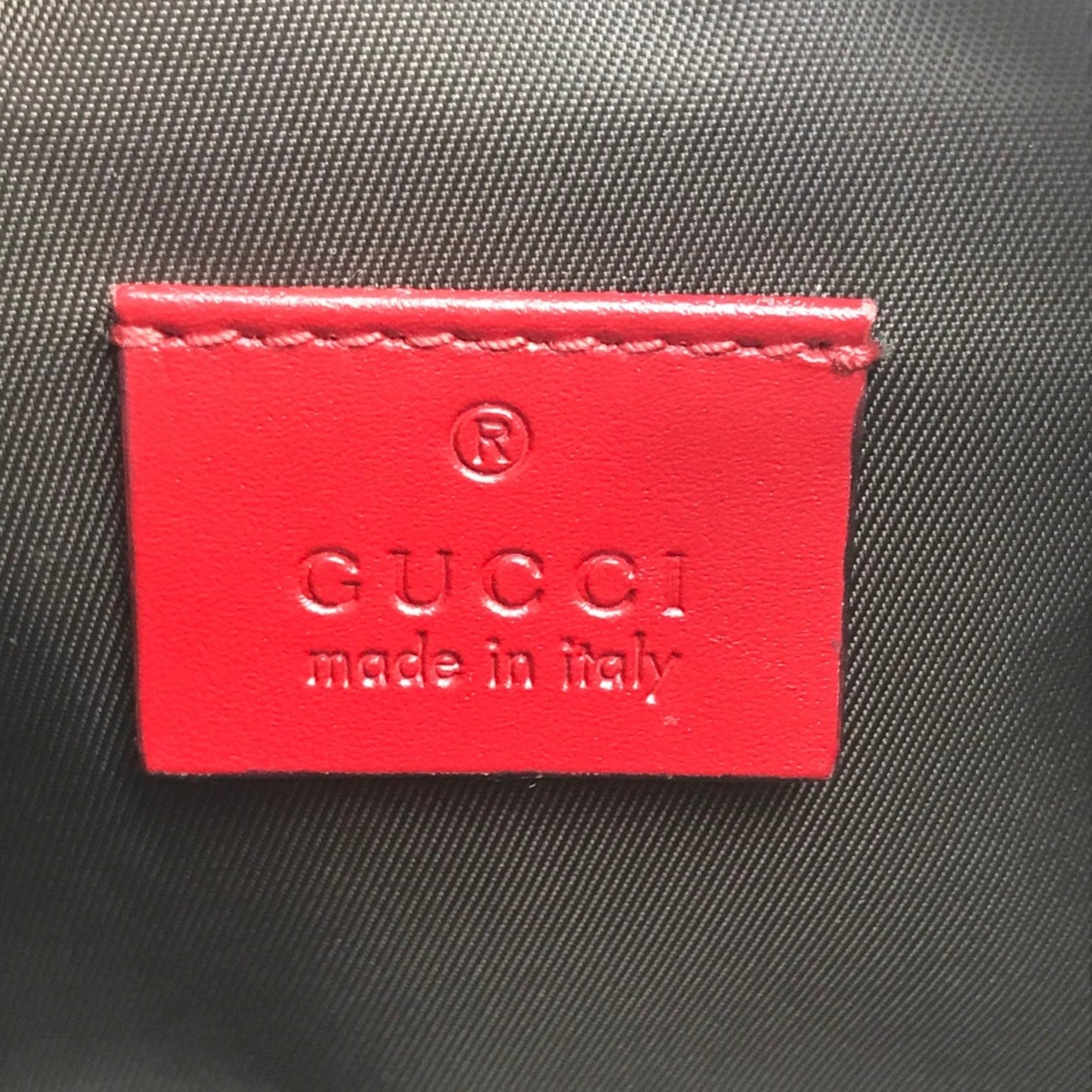 Gucci Red Leather Pouch