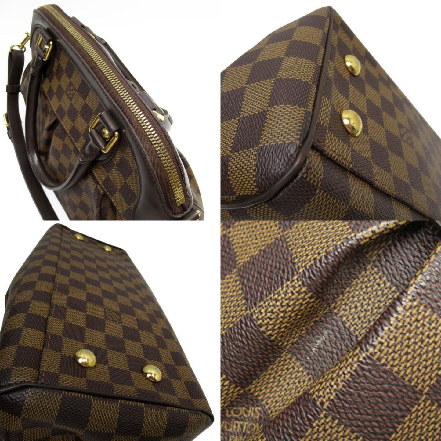 Louis Vuitton Ebene Damier Canvas Handbag Shoulder Bag