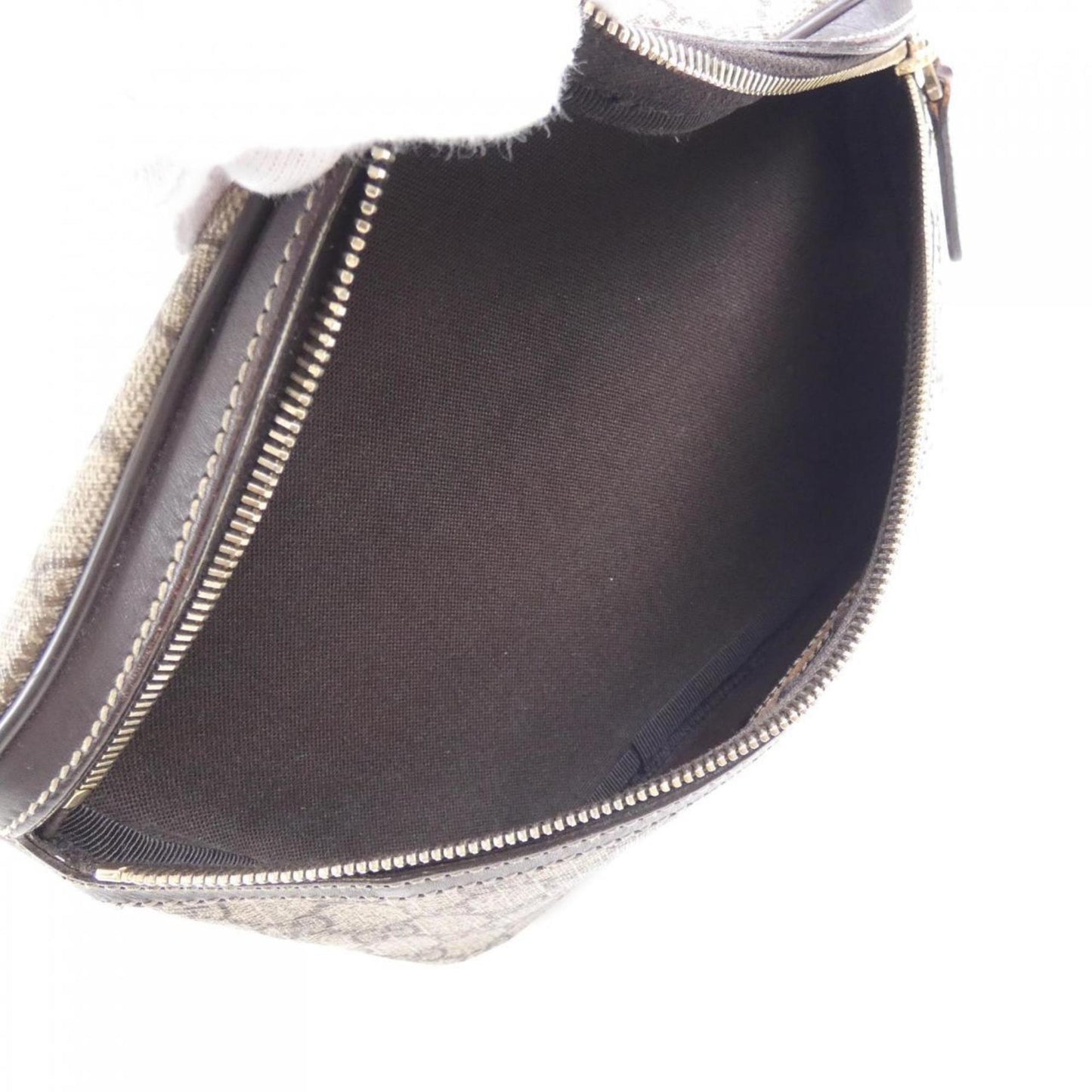 Gucci Beige Dark Brown Gg Supreme Fanny Pack