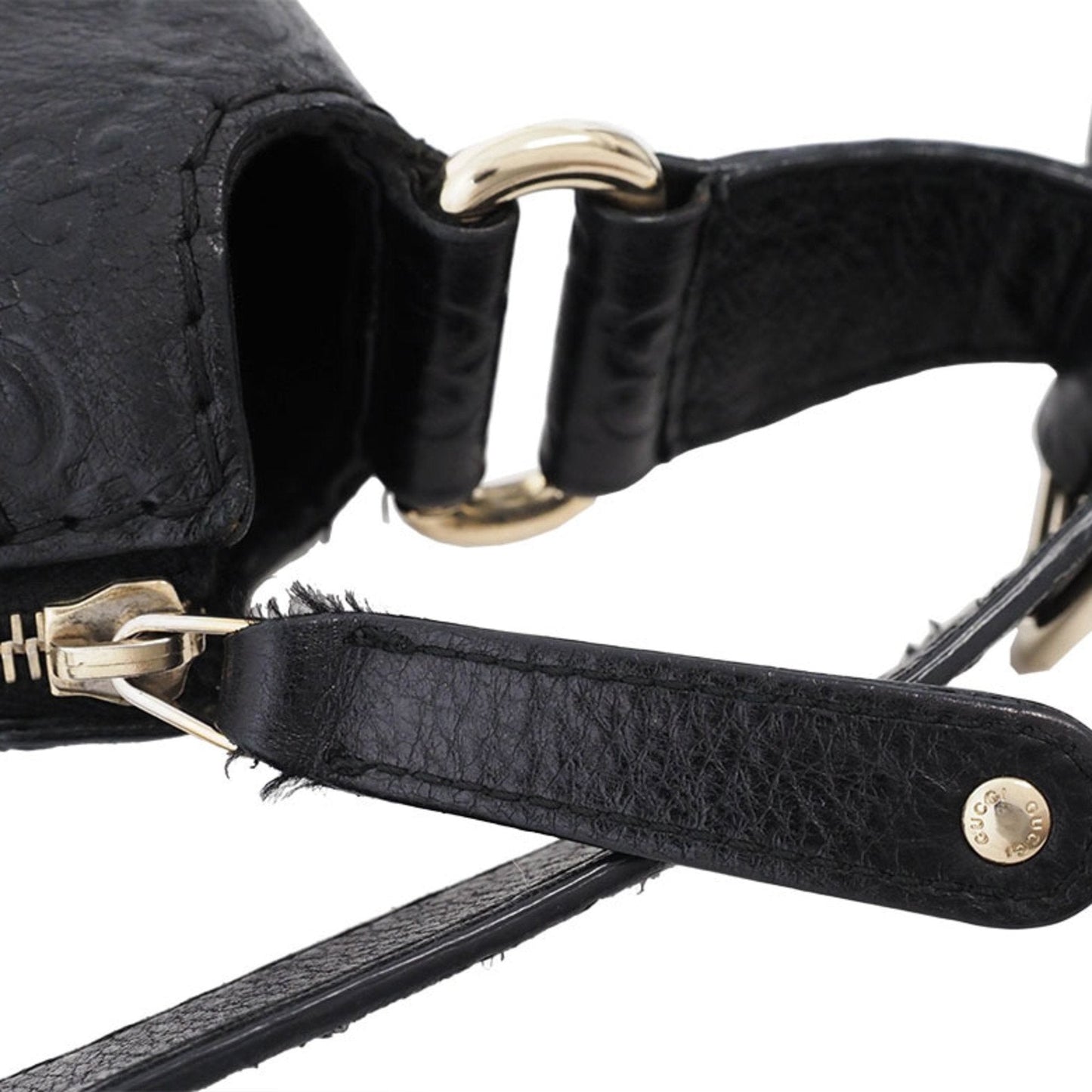 Gucci Black Leather Shoulder Bag