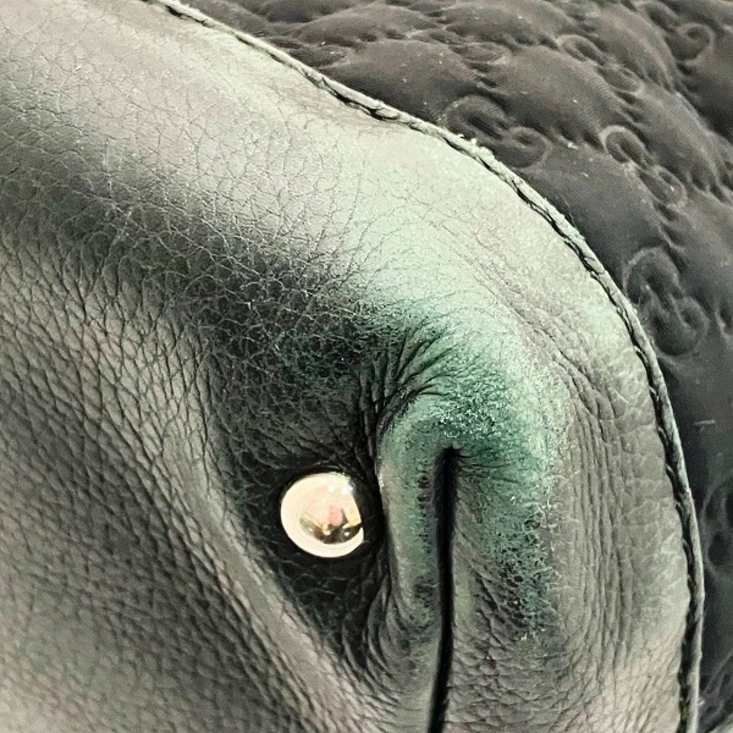 Gucci Black Nylon Handbag Tote Bag