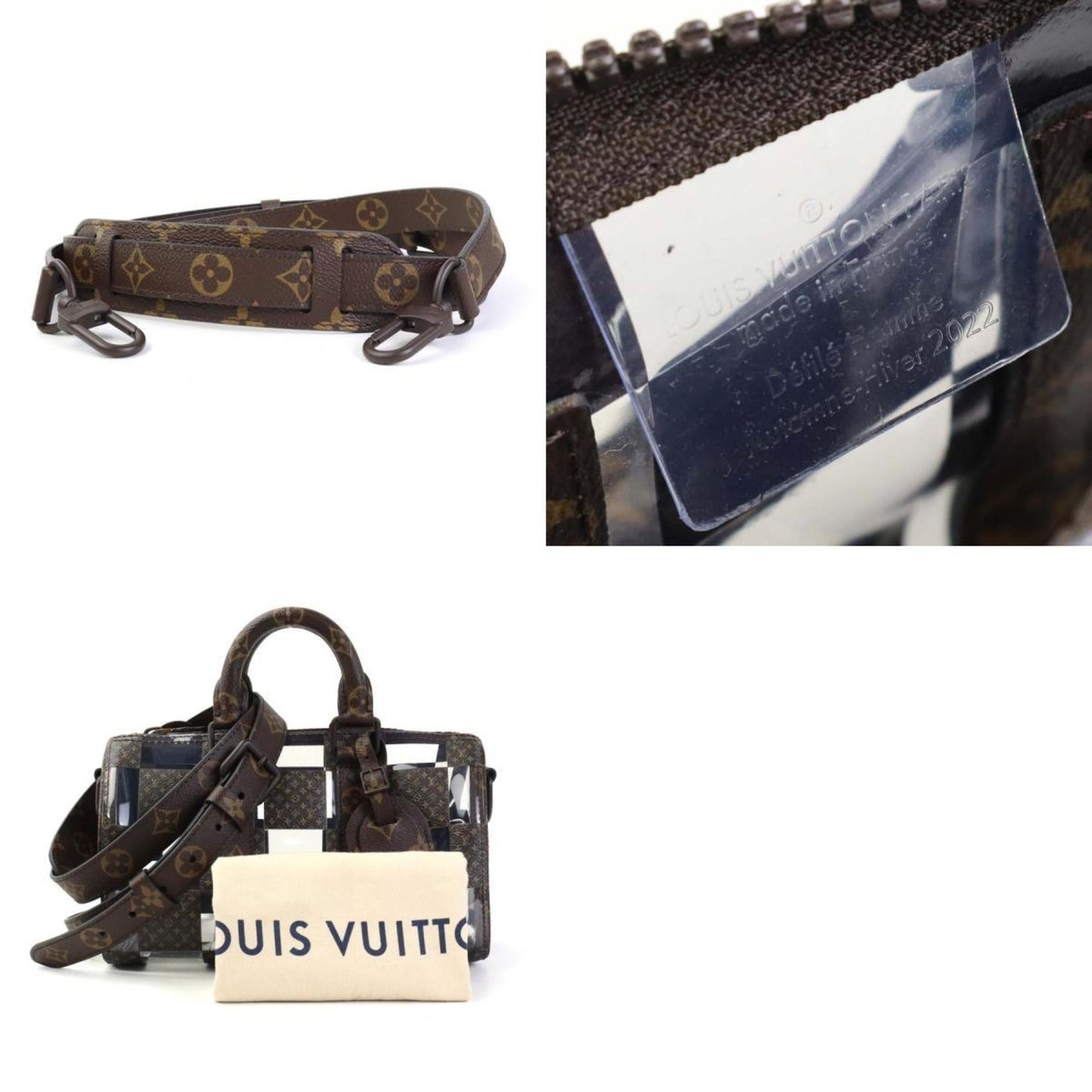 Louis Vuitton Brown Monogram Pvc Handbag Shoulder Bag