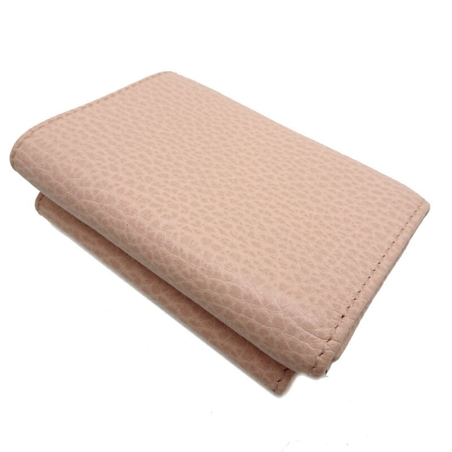 Gucci Pink Leather Wallet (Tri-Fold)