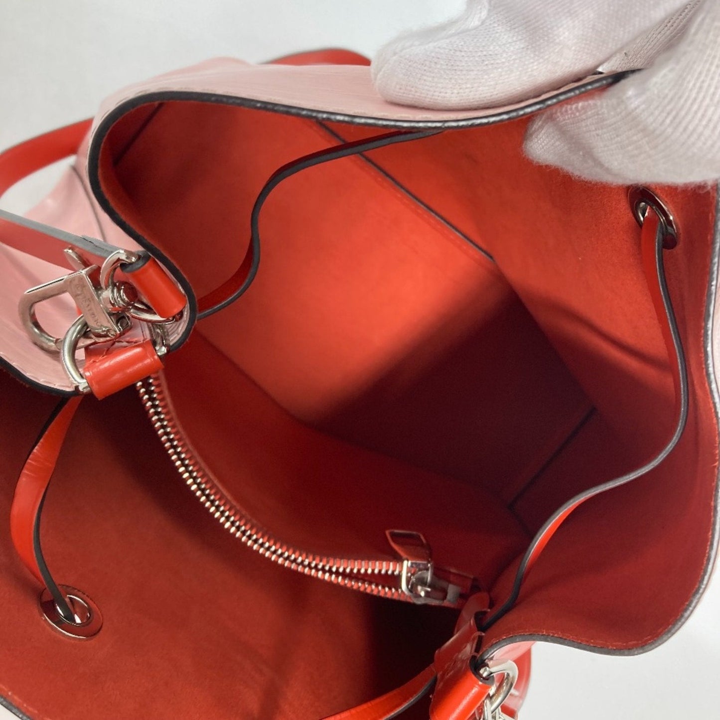 Louis Vuitton Pink Leather Shoulder Bag