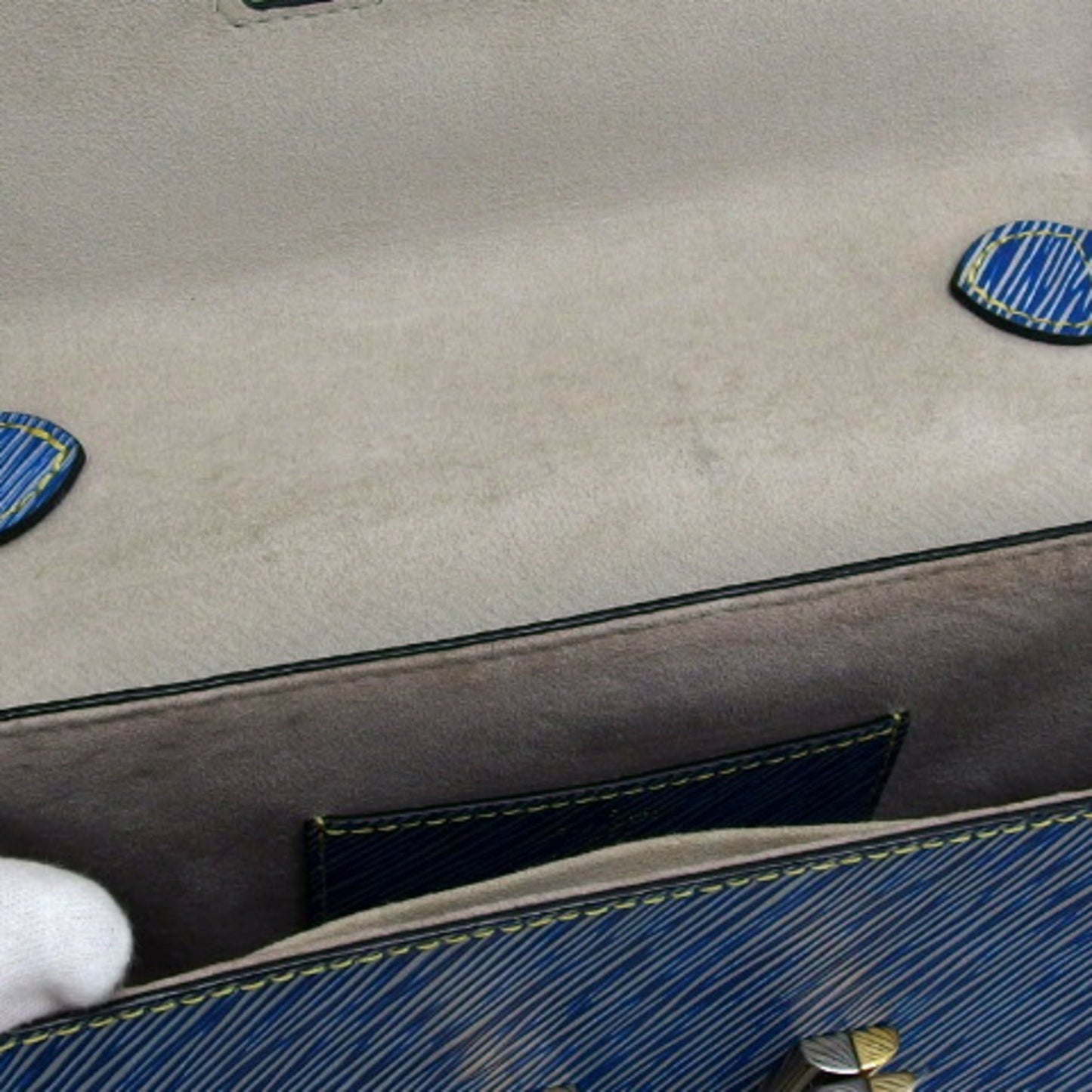 Louis Vuitton Blue Denim Shoulder Bag